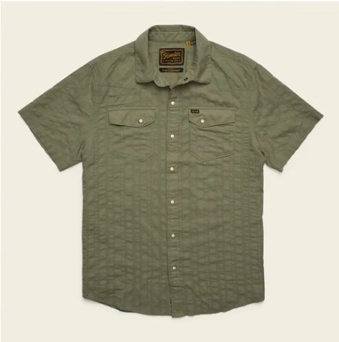 Howler Brothers Mens Woven H Bar B Snapshirt - Image 19