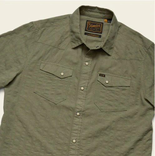 Howler Brothers Mens Woven H Bar B Snapshirt - Image 22