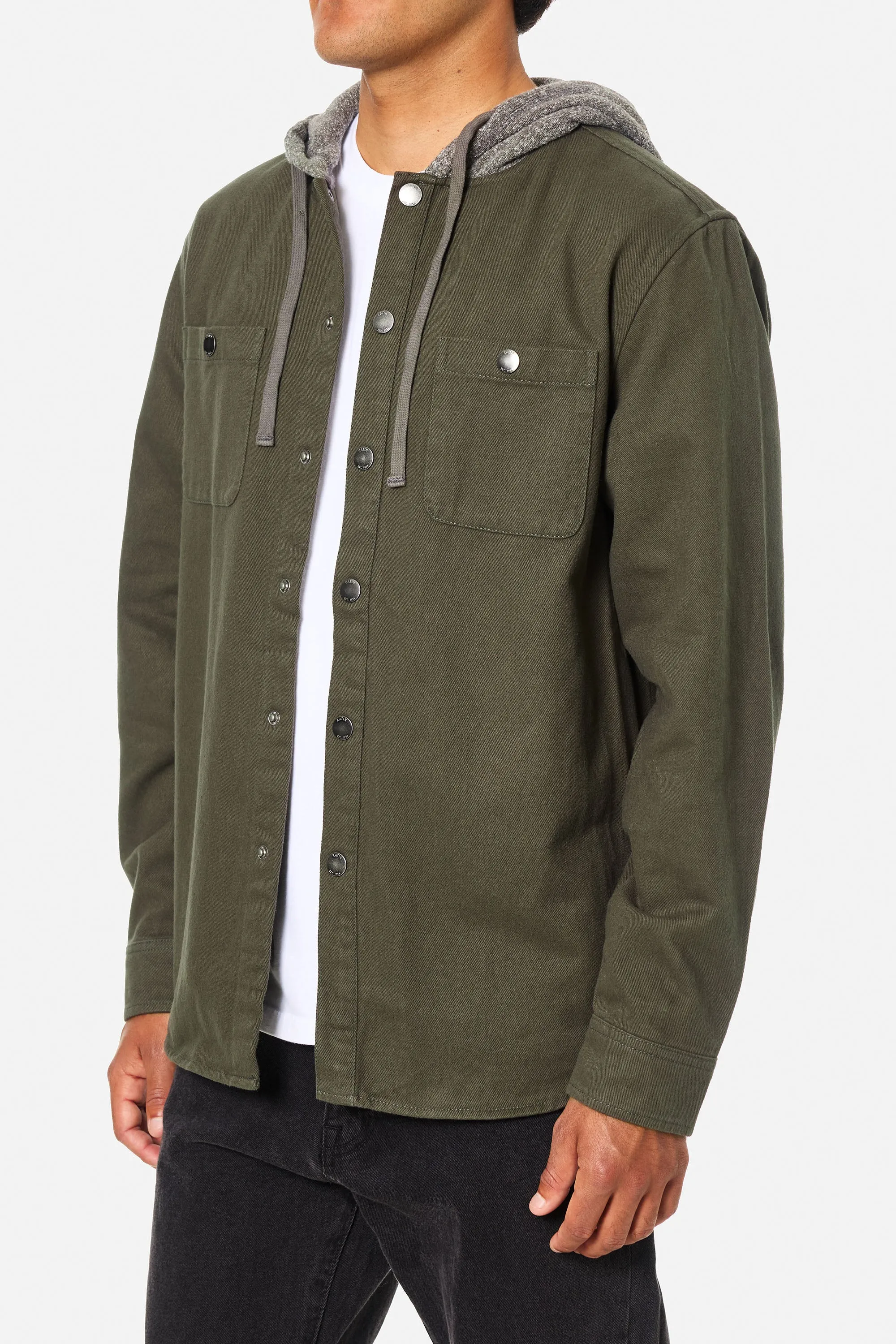 Katin Mens Shirt Harold Hooded Flannel - Image 3