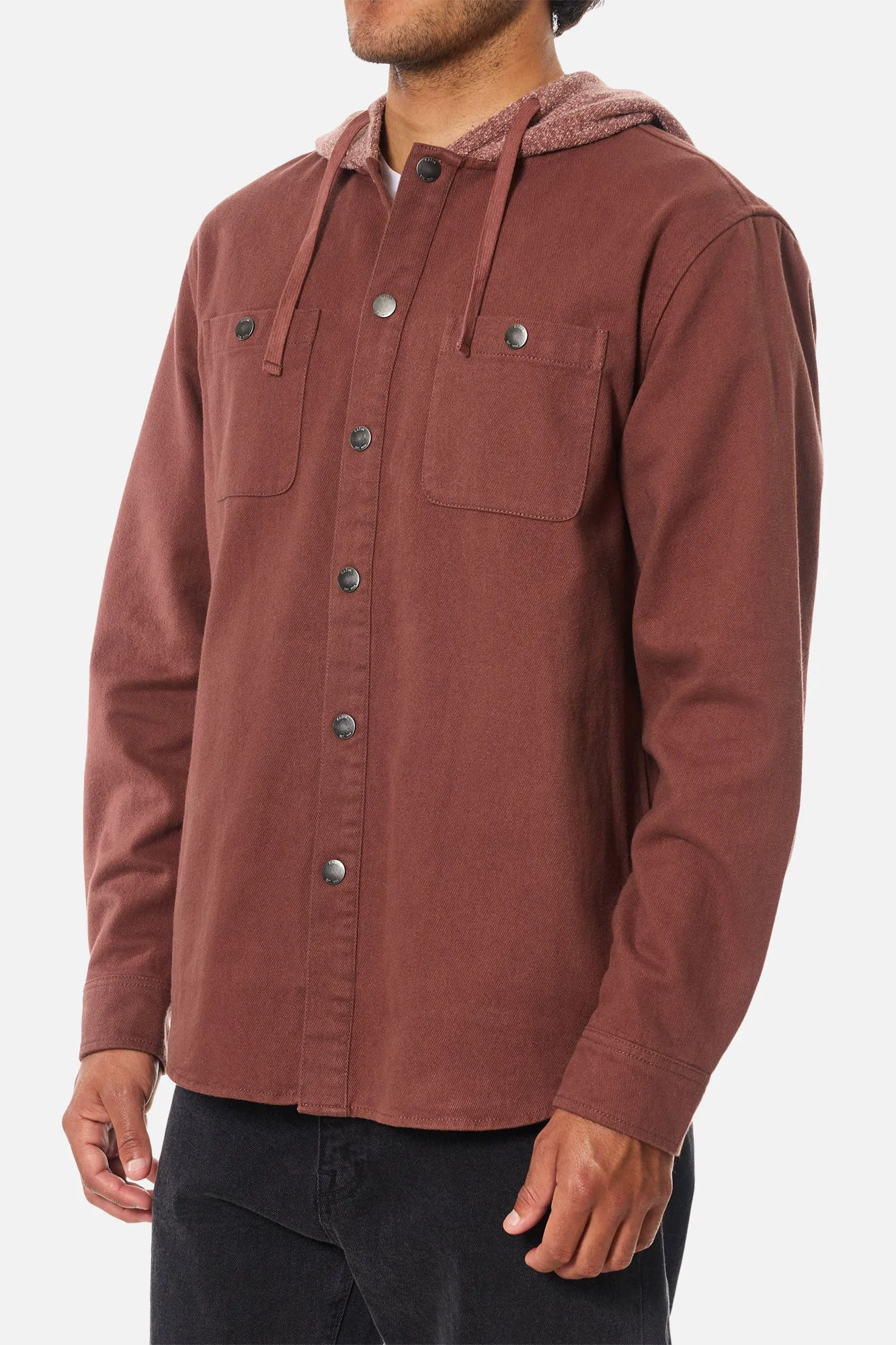 Katin Mens Shirt Harold Hooded Flannel - Image 3