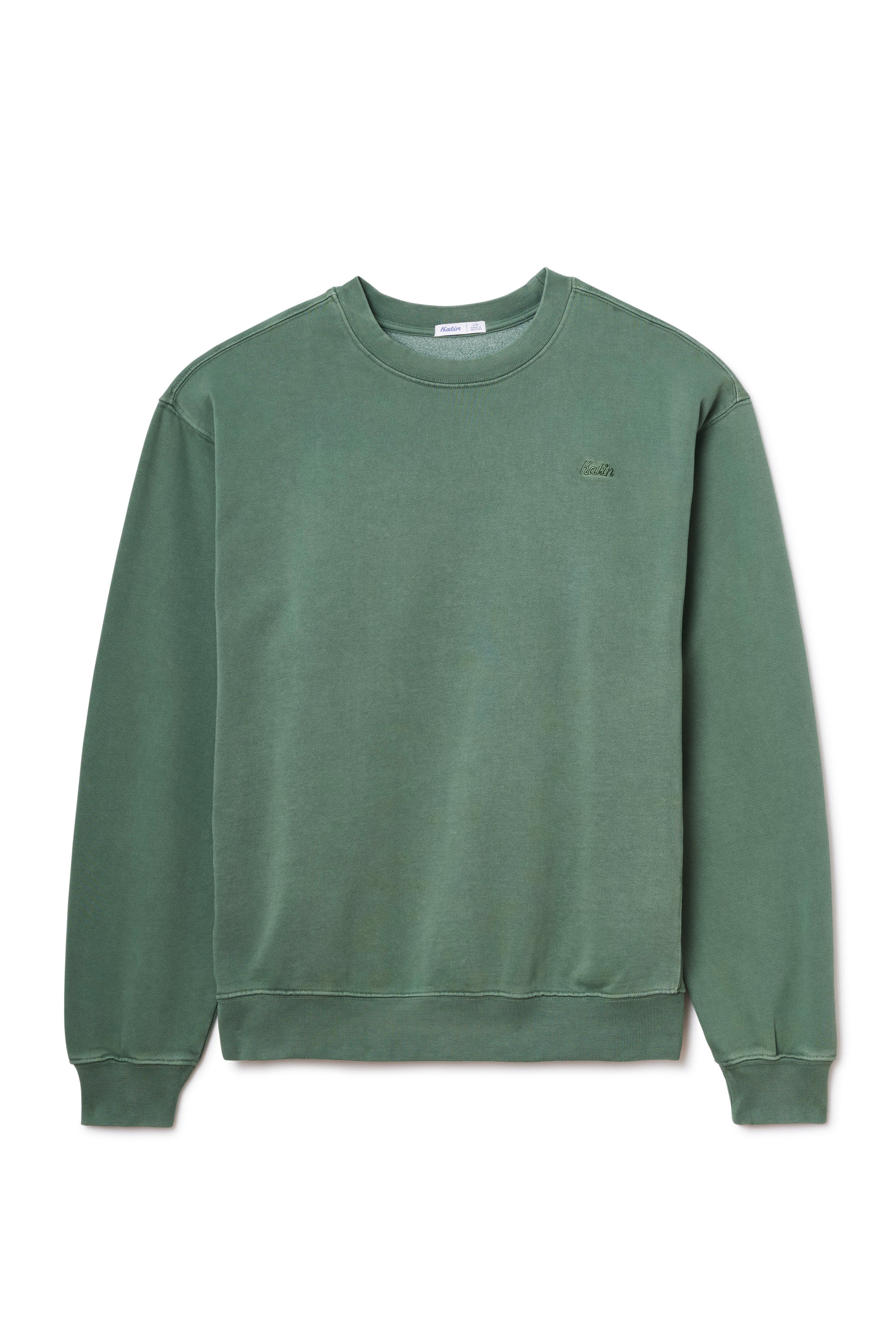 Katin Mens Sweatshirt Emb Crew Fleece - Image 2