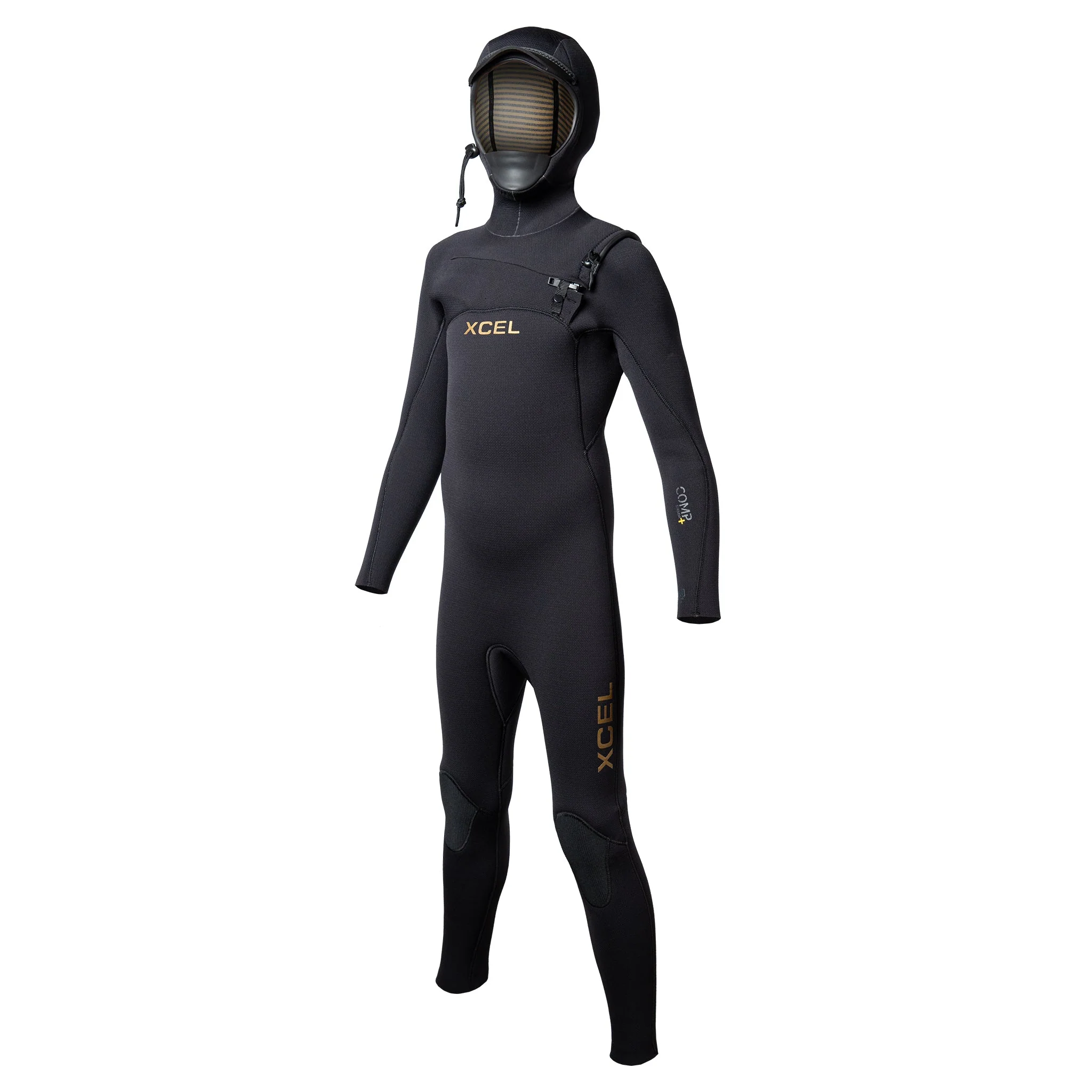 Kids' Comp+ Hooded Full Wetsuit 5/4mm - Image 3