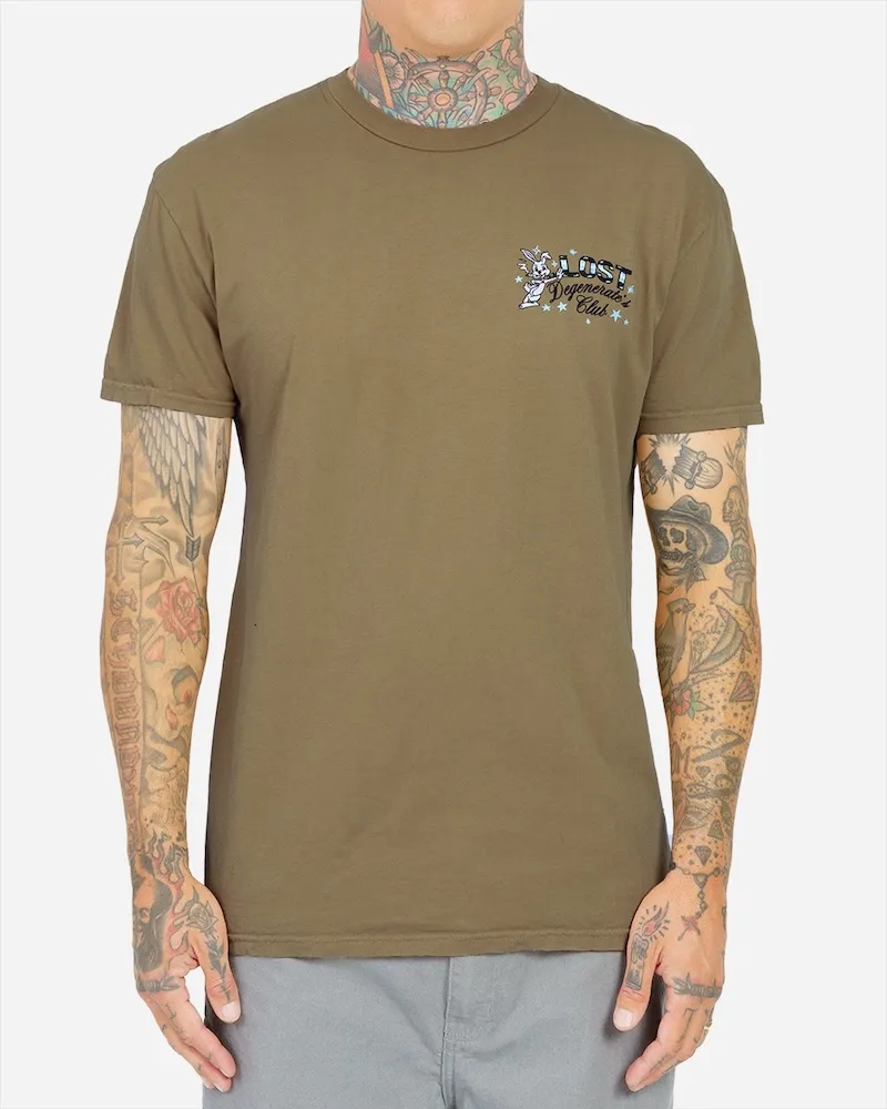 Lost Mens Shirt Degenerate’S Club Vintage Dye - Image 2