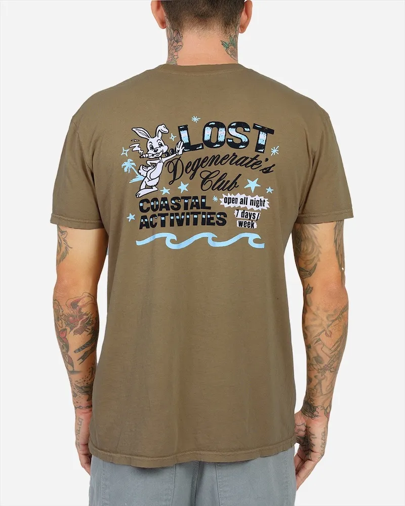 Lost Mens Shirt Degenerate’S Club Vintage Dye - Image 3