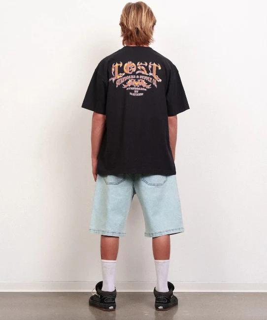 Lost Mens Shorts Dropout Denim Jort - Image 3