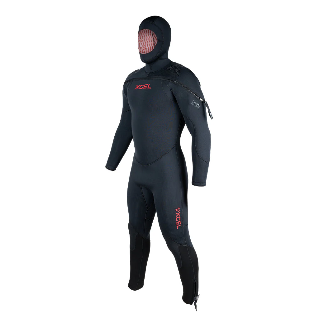 Xcel Mens Thermoflex Hooded Dive Full Wetsuit 9/7/6mm DS - Image 3