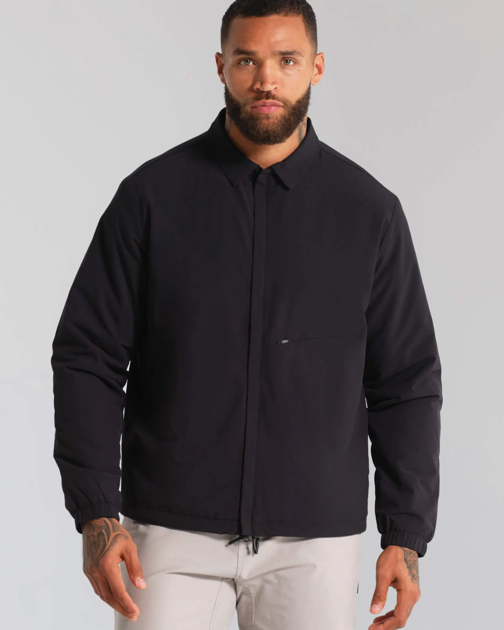 Municipal Mens Jacket Sportcross Coach's Shirt Jacket - Image 2