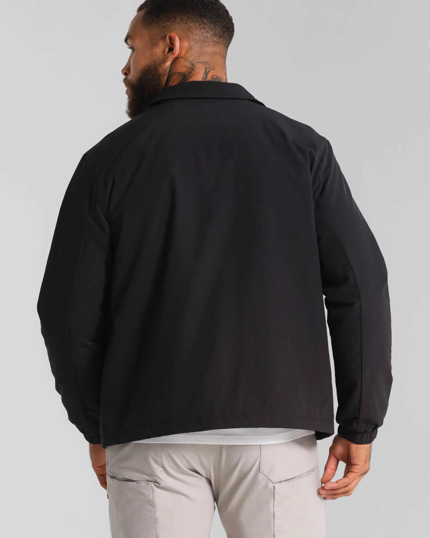 Municipal Mens Jacket Sportcross Coach's Shirt Jacket - Image 3