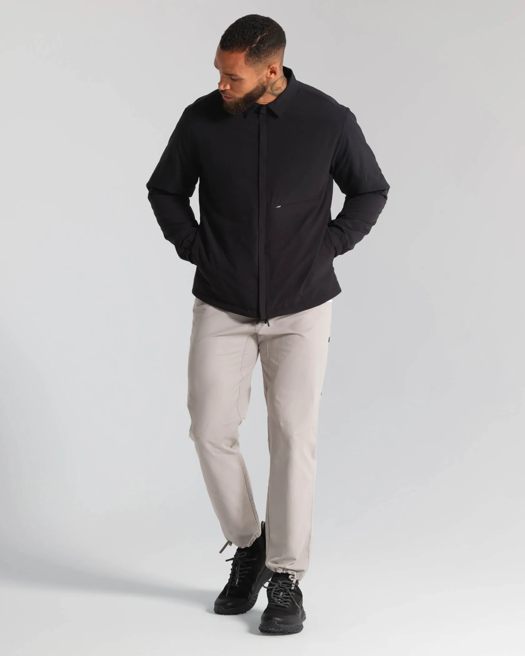 Municipal Mens Jacket Sportcross Coach's Shirt Jacket - Image 6