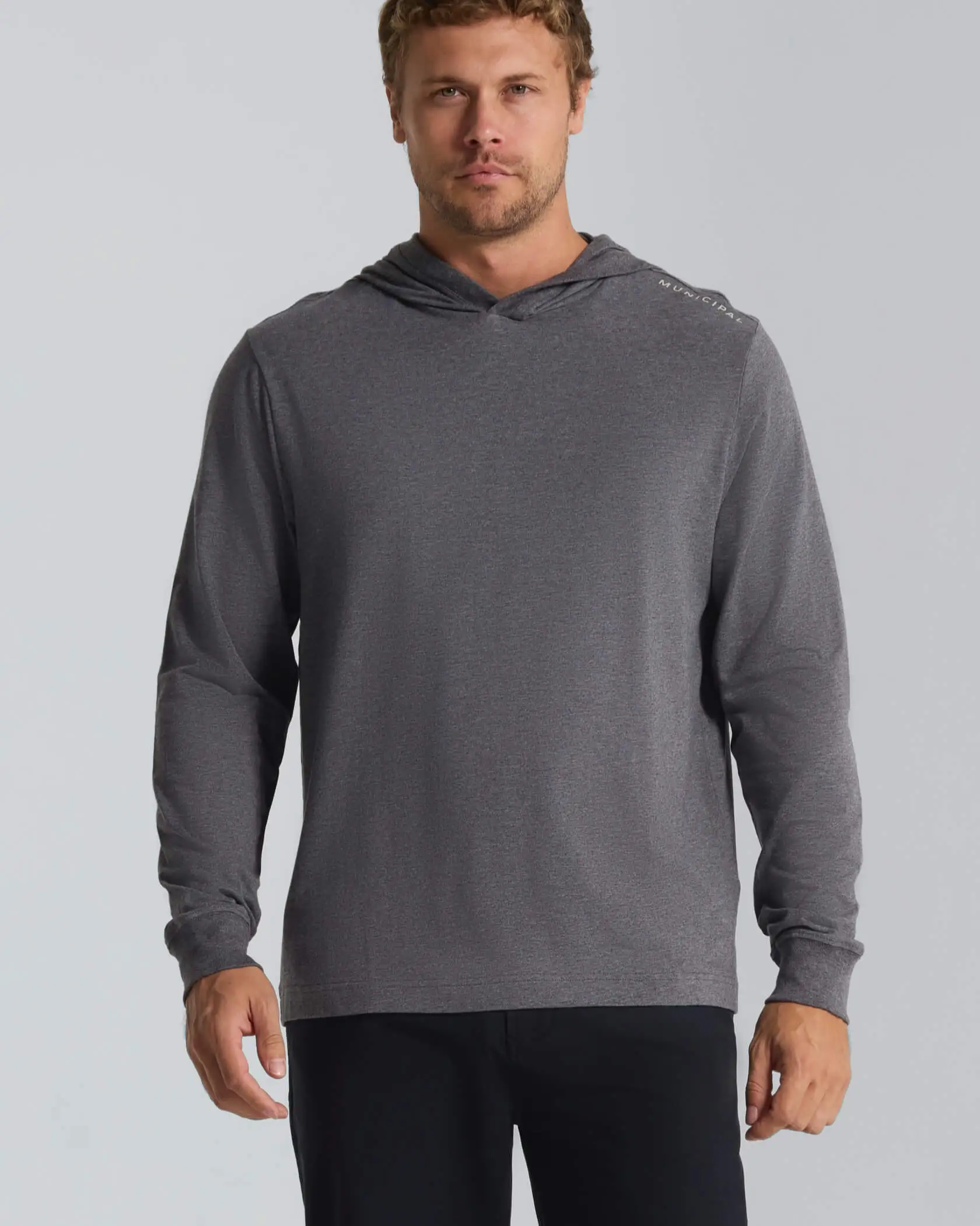 Municipal Mens Shirt Enduro Stretch LS Hooded T-Shirt - Image 9