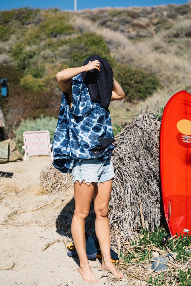Nomadix Changing Poncho Agua Blue - Image 6