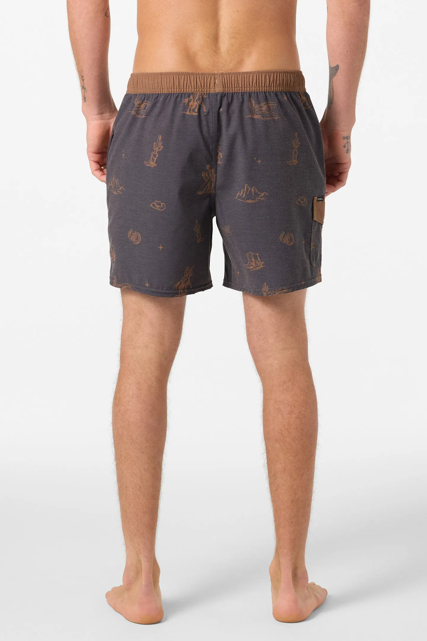 Oneill Mens Boardshorts Hermosa Retro 17" Elastic Waist - Image 10