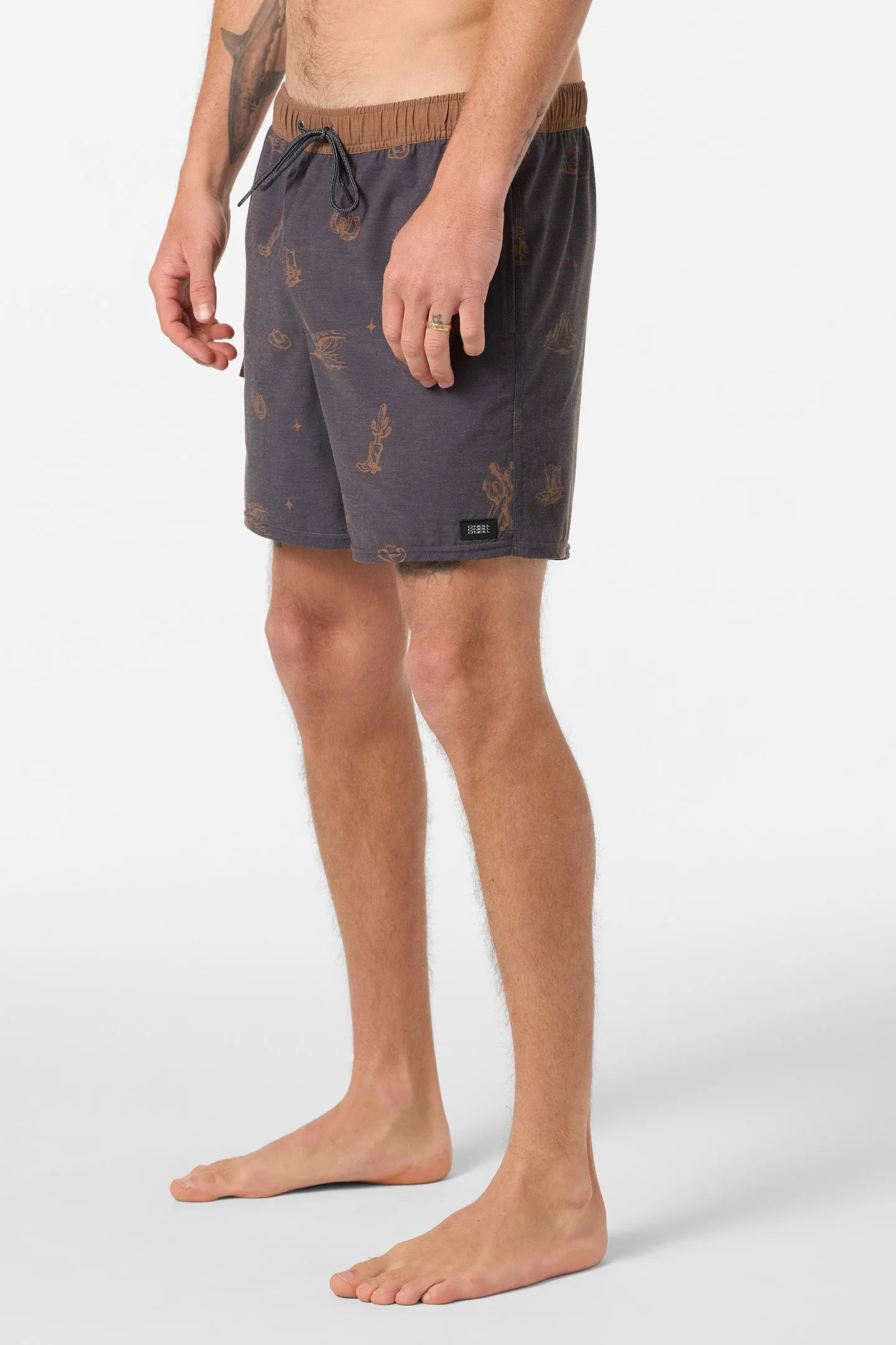 Oneill Mens Boardshorts Hermosa Retro 17" Elastic Waist - Image 9
