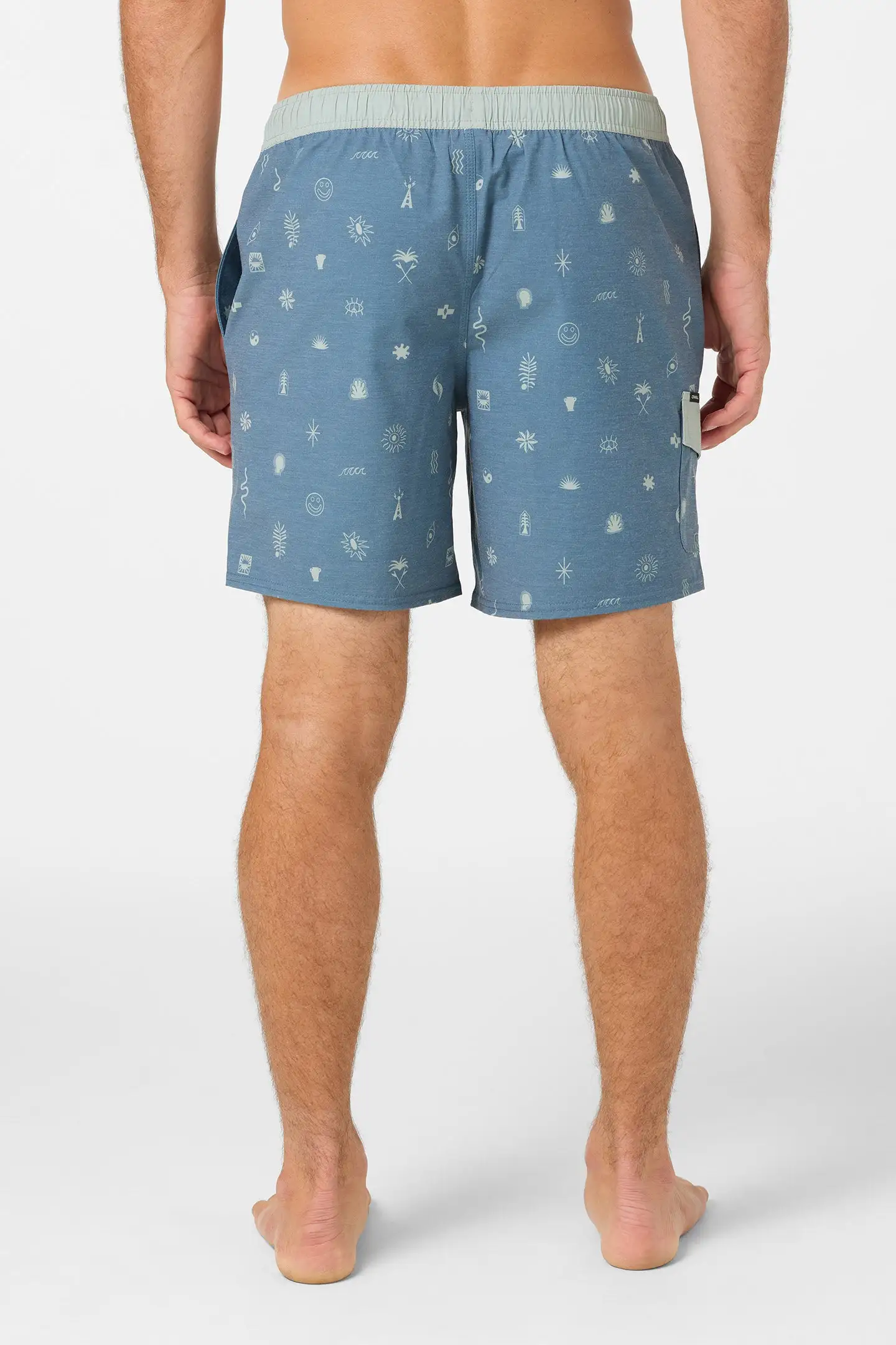 Oneill Mens Boardshorts Hermosa Retro Elastic Waist 17" - Image 10
