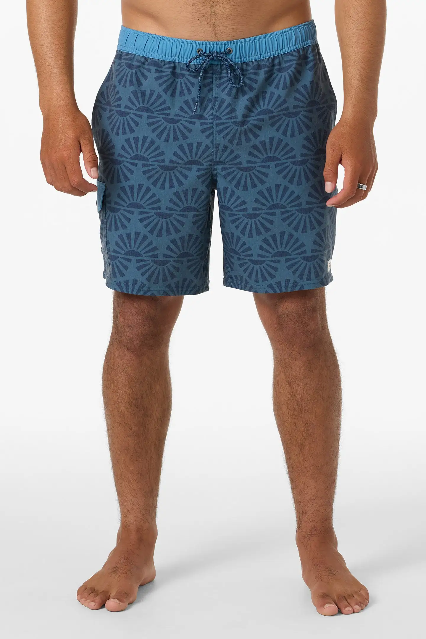 Oneill Mens Boardshorts Hermosa Retro Elastic Waist 17" - Image 2