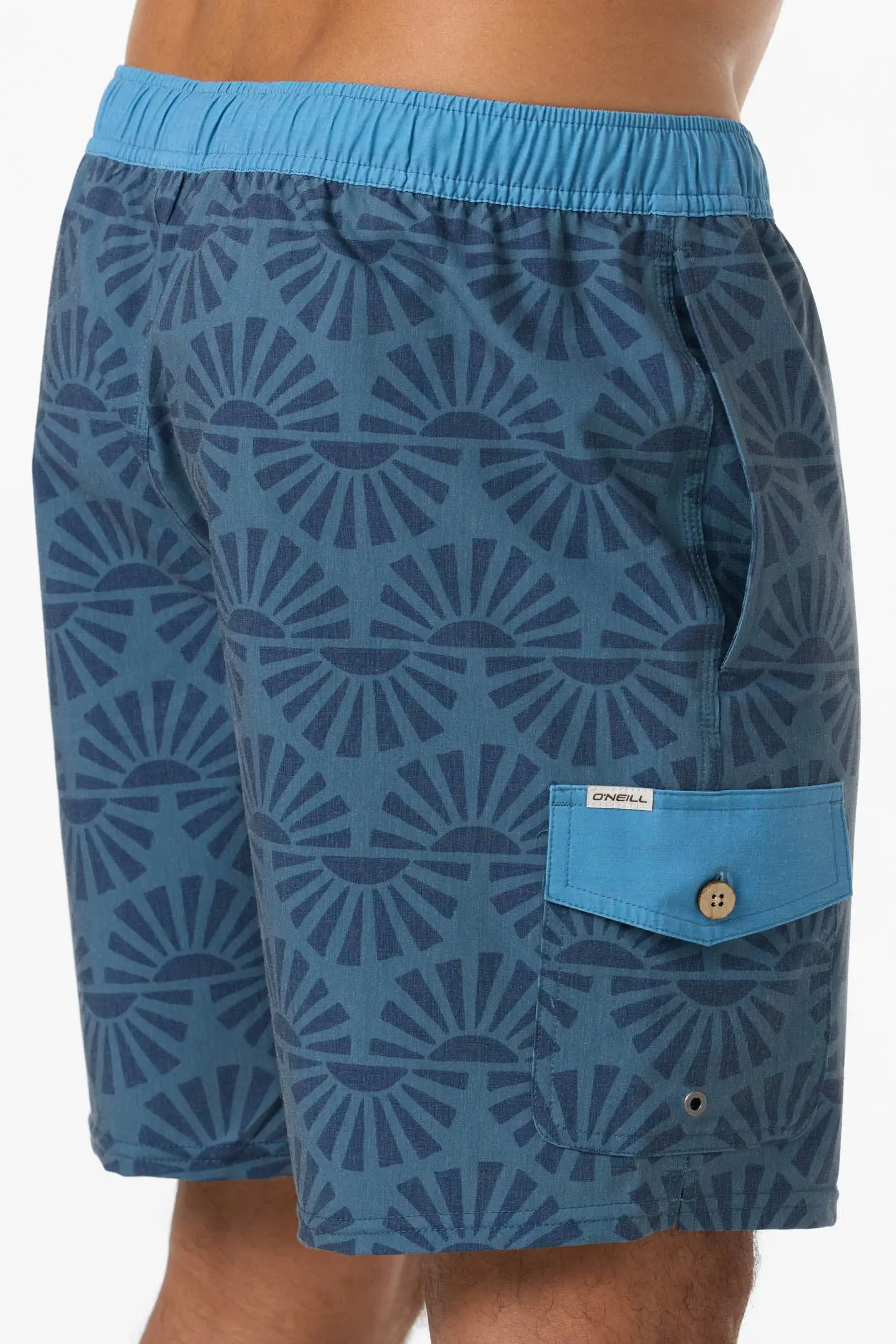 Oneill Mens Boardshorts Hermosa Retro Elastic Waist 17" - Image 5