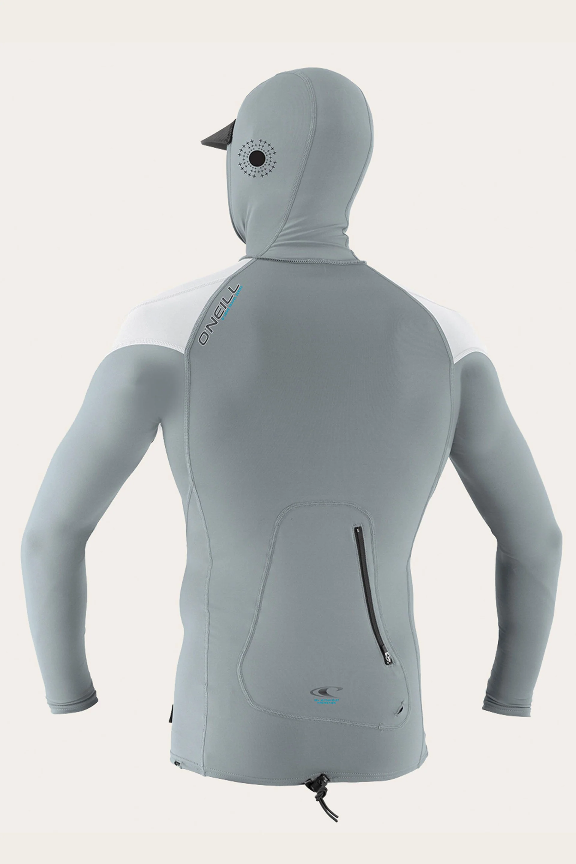Oneill Mens Rashguard Skins O'zone Long Sleeve Hooded - Image 2