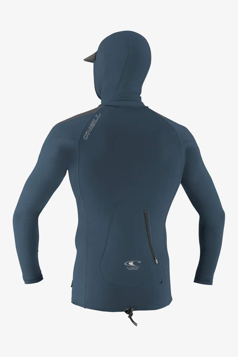 Oneill Mens Rashguard Skins O'zone Long Sleeve Hooded - Image 4