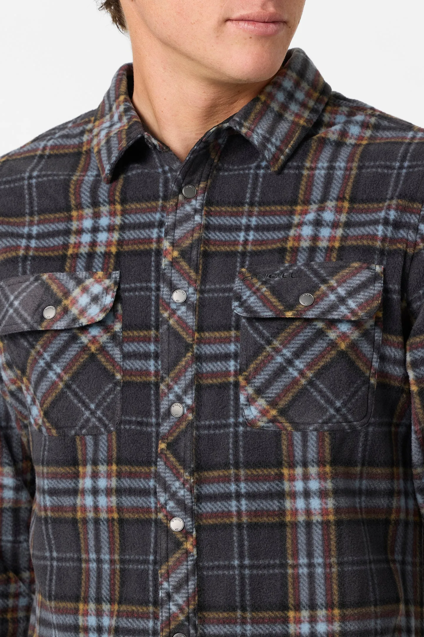 Oneill Mens Shirt Glacier Plaid Superfleece - Image 18