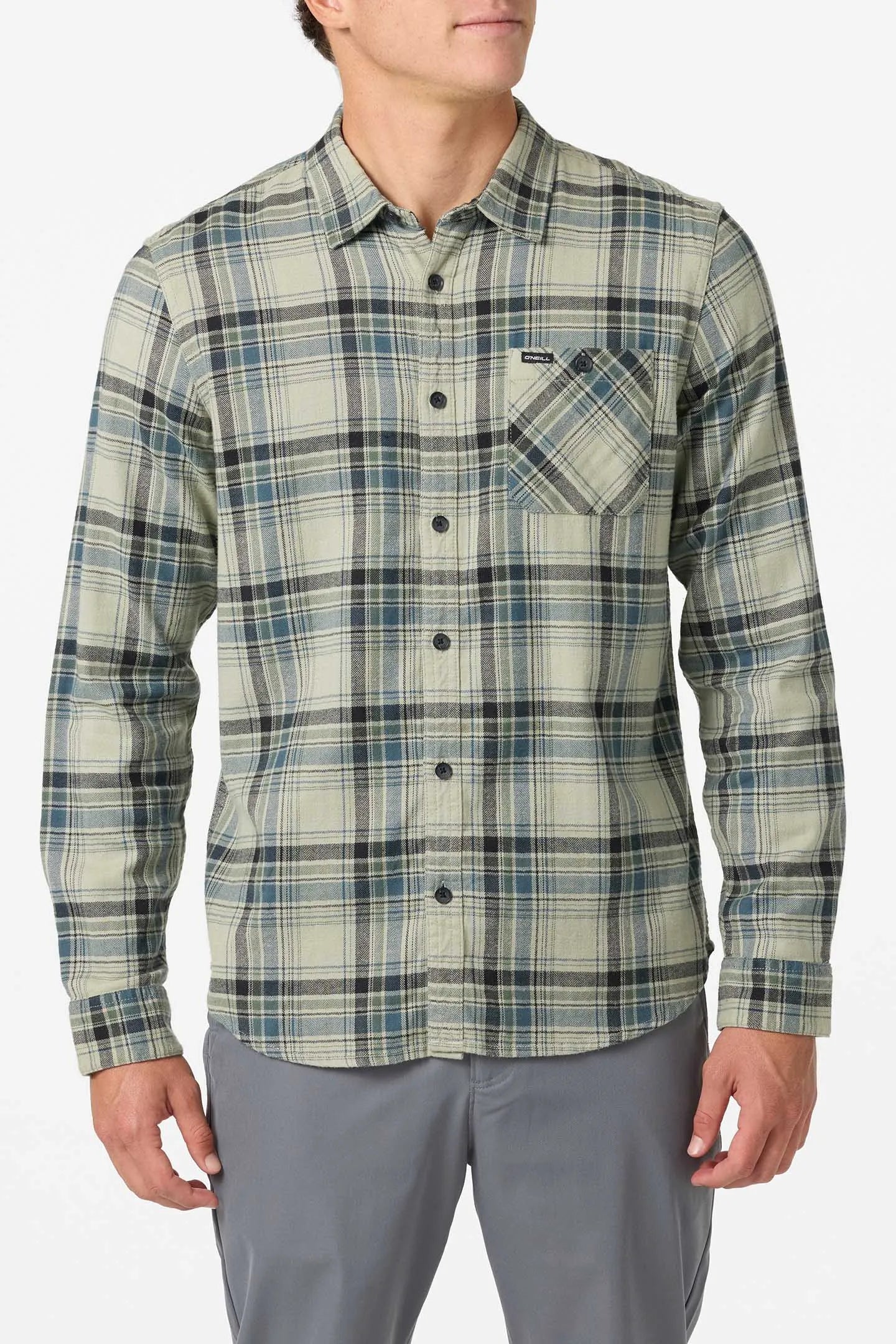 Oneill Mens Shirt Redmond Plaid Flannel - Image 12