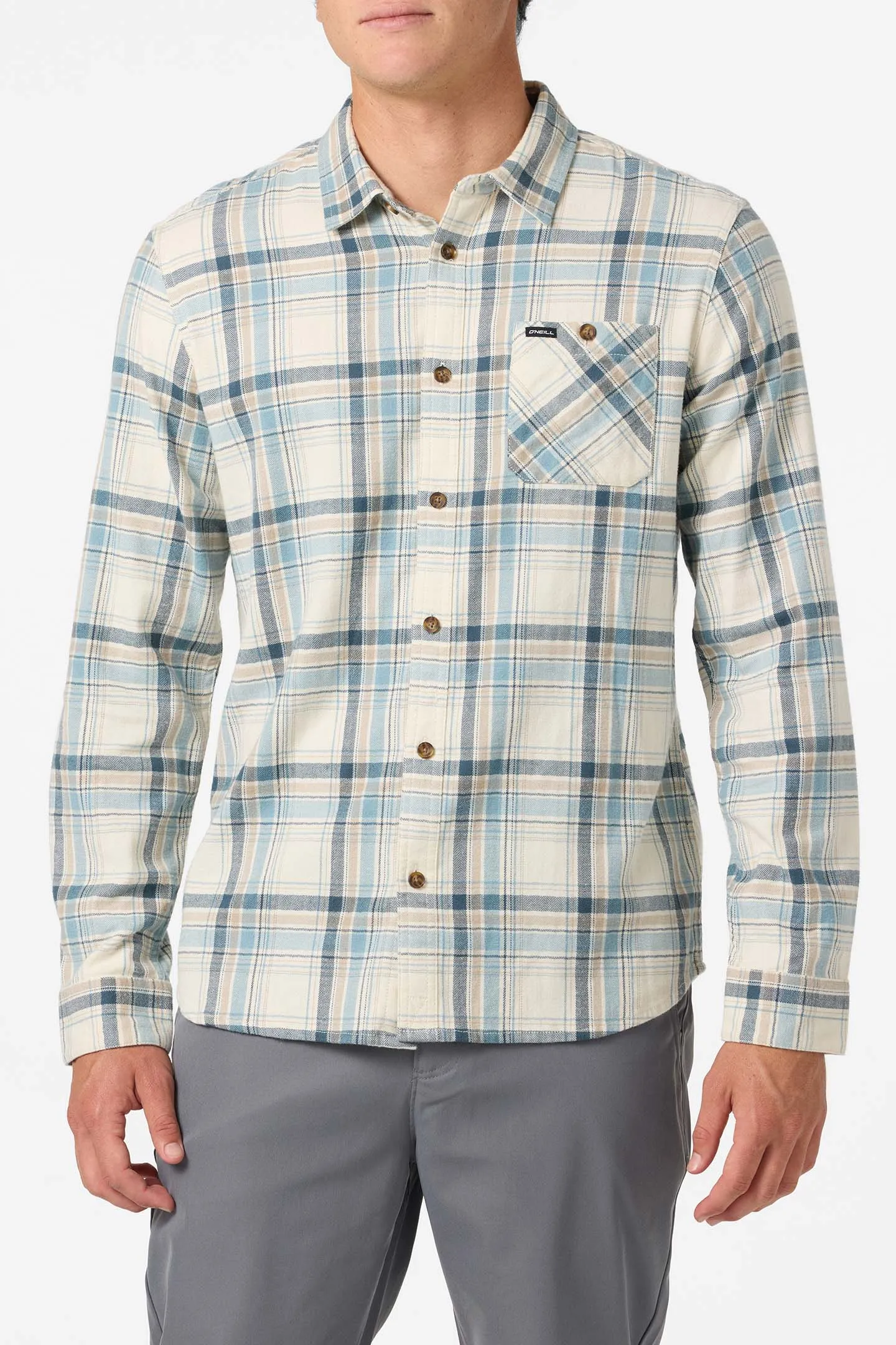 Oneill Mens Shirt Redmond Plaid Flannel - Image 2