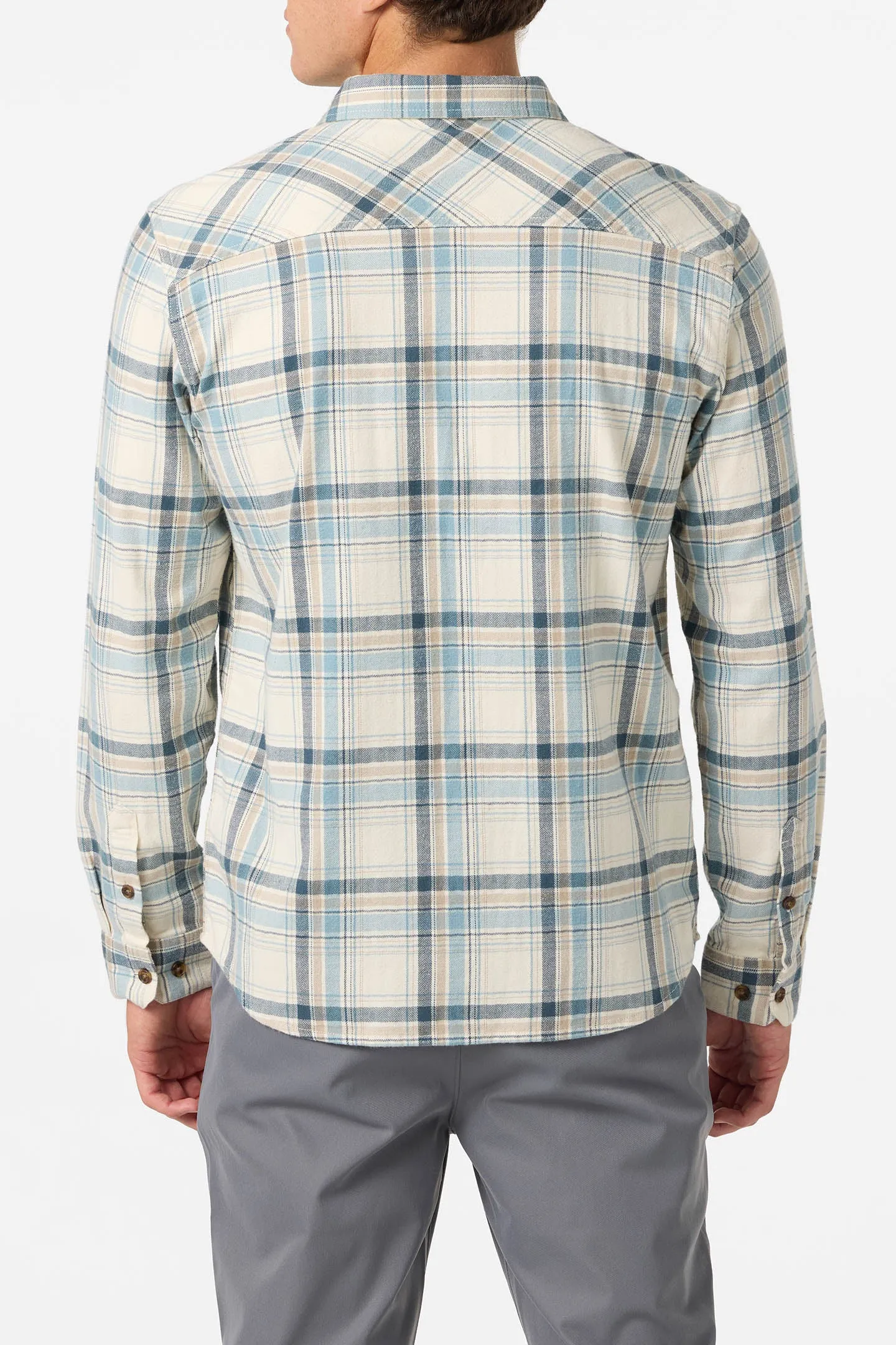 Oneill Mens Shirt Redmond Plaid Flannel - Image 3