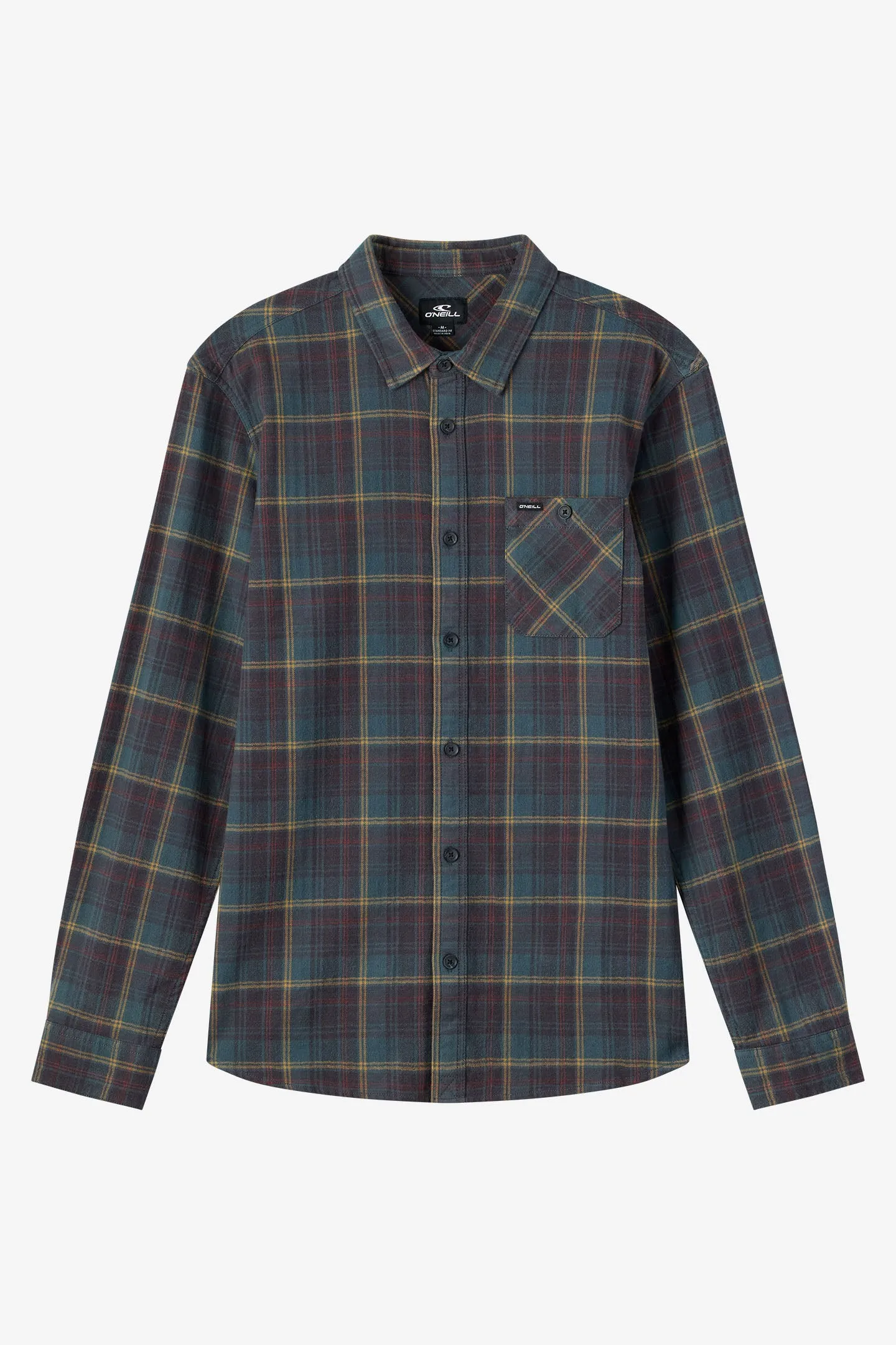 Oneill Mens Shirt Redmond Plaid Flannel - Image 7