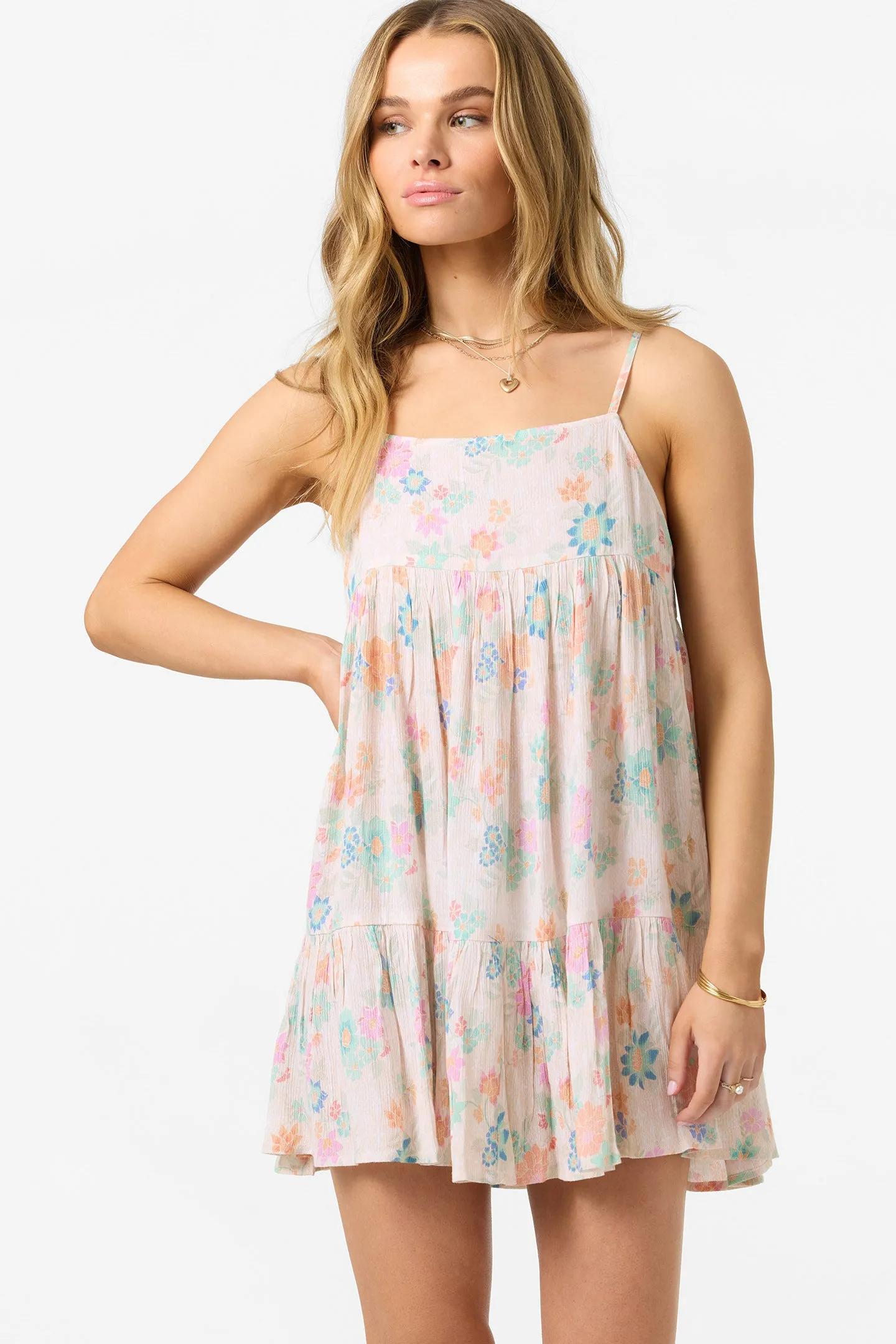 Oneill Womens Dress Saltwater Essentials Rilee Printed Mini Cover-Up - Image 11