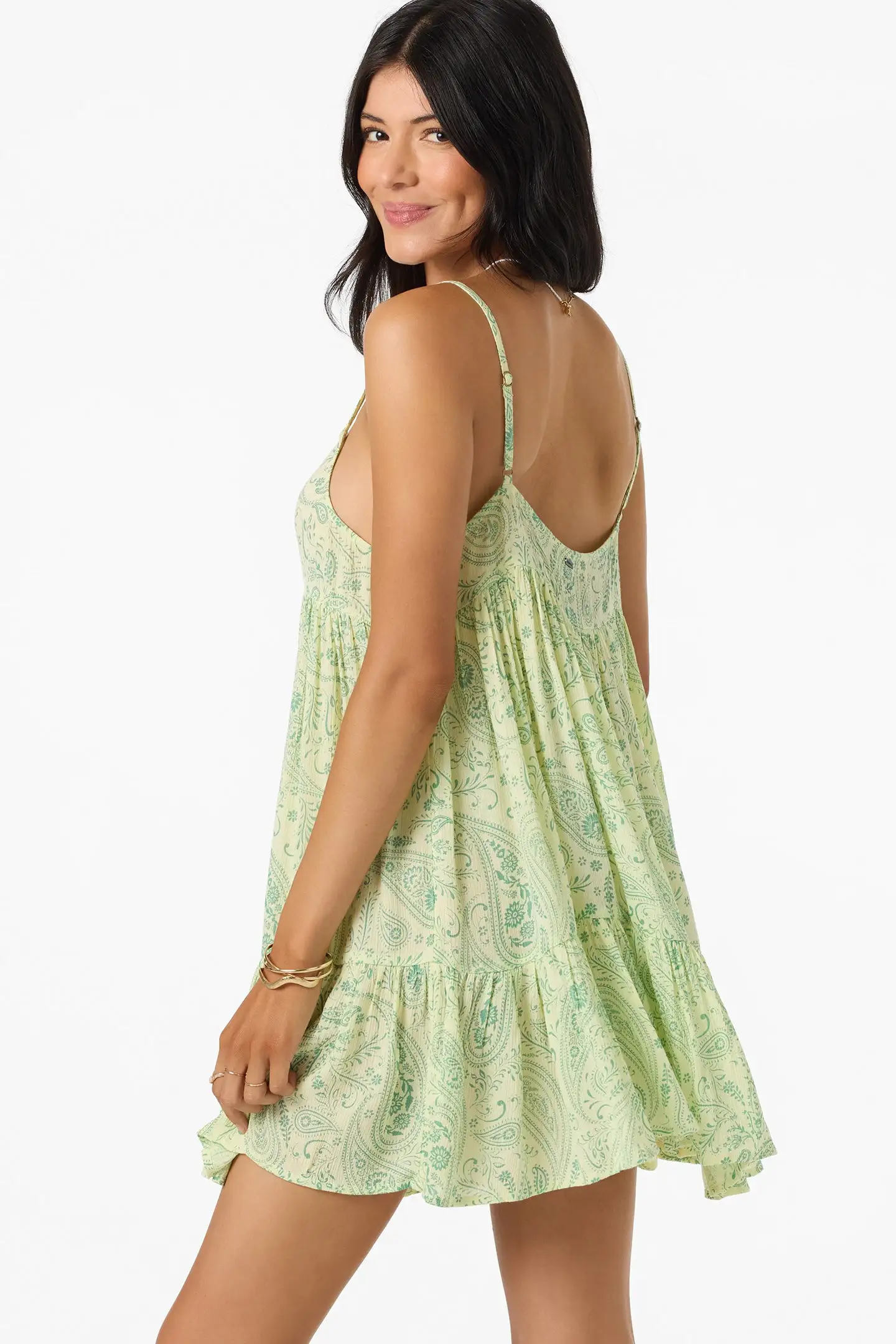 Oneill Womens Dress Saltwater Essentials Rilee Printed Mini Cover-Up - Image 16