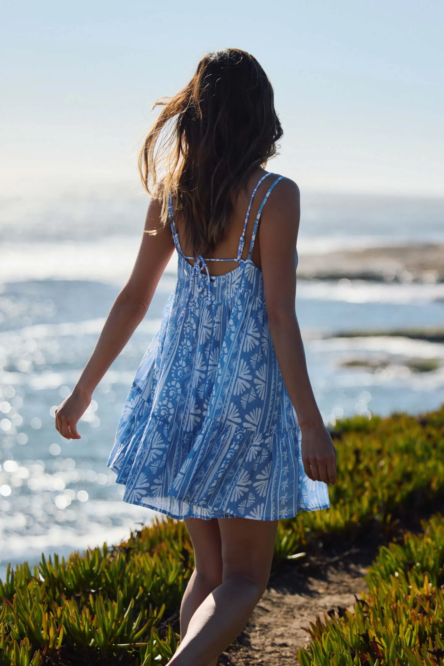 Oneill Womens Dress Saltwater Essentials Rilee Printed Mini Cover-Up - Image 8