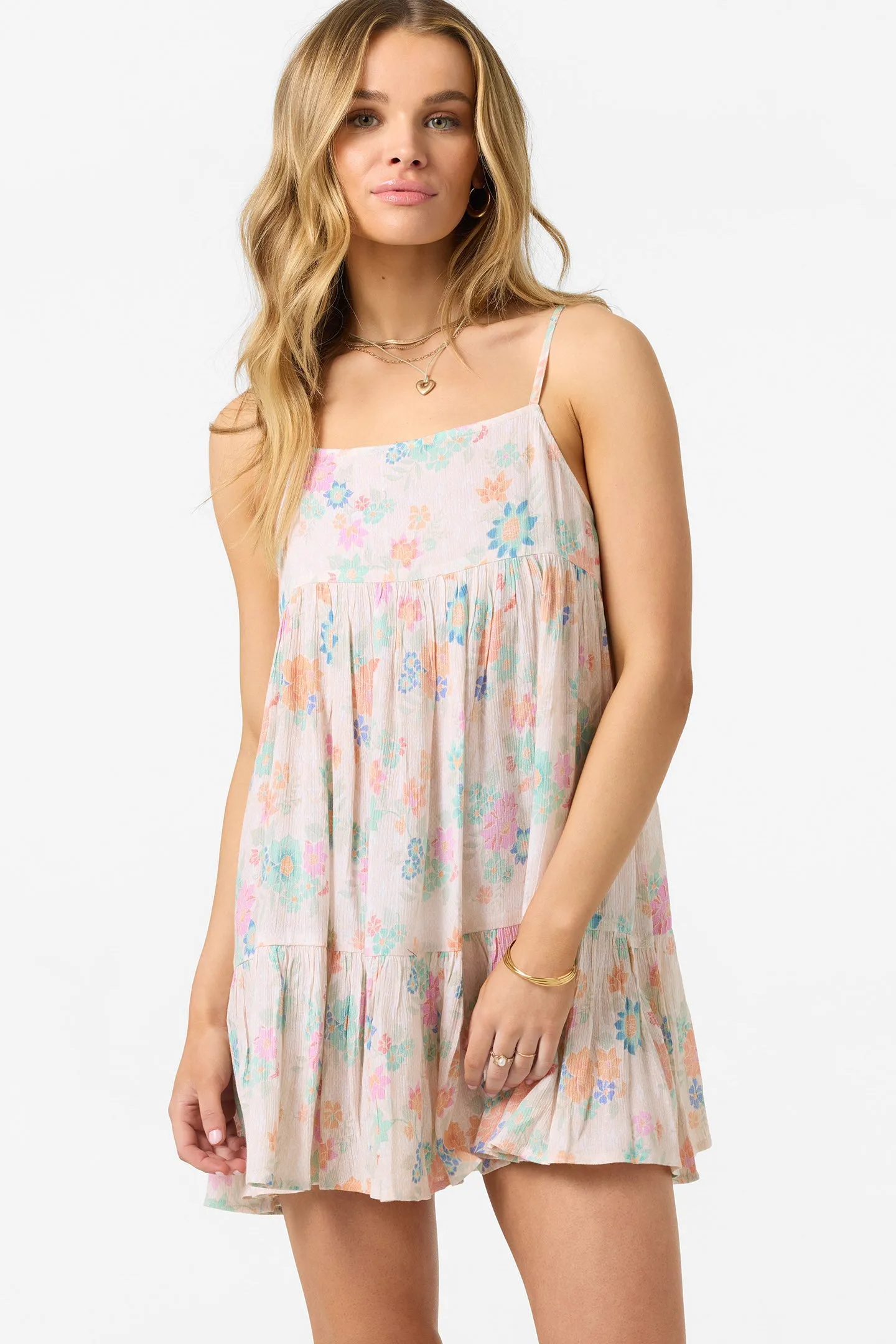 Oneill Womens Dress Saltwater Essentials Rilee Printed Mini Cover-Up - Image 9
