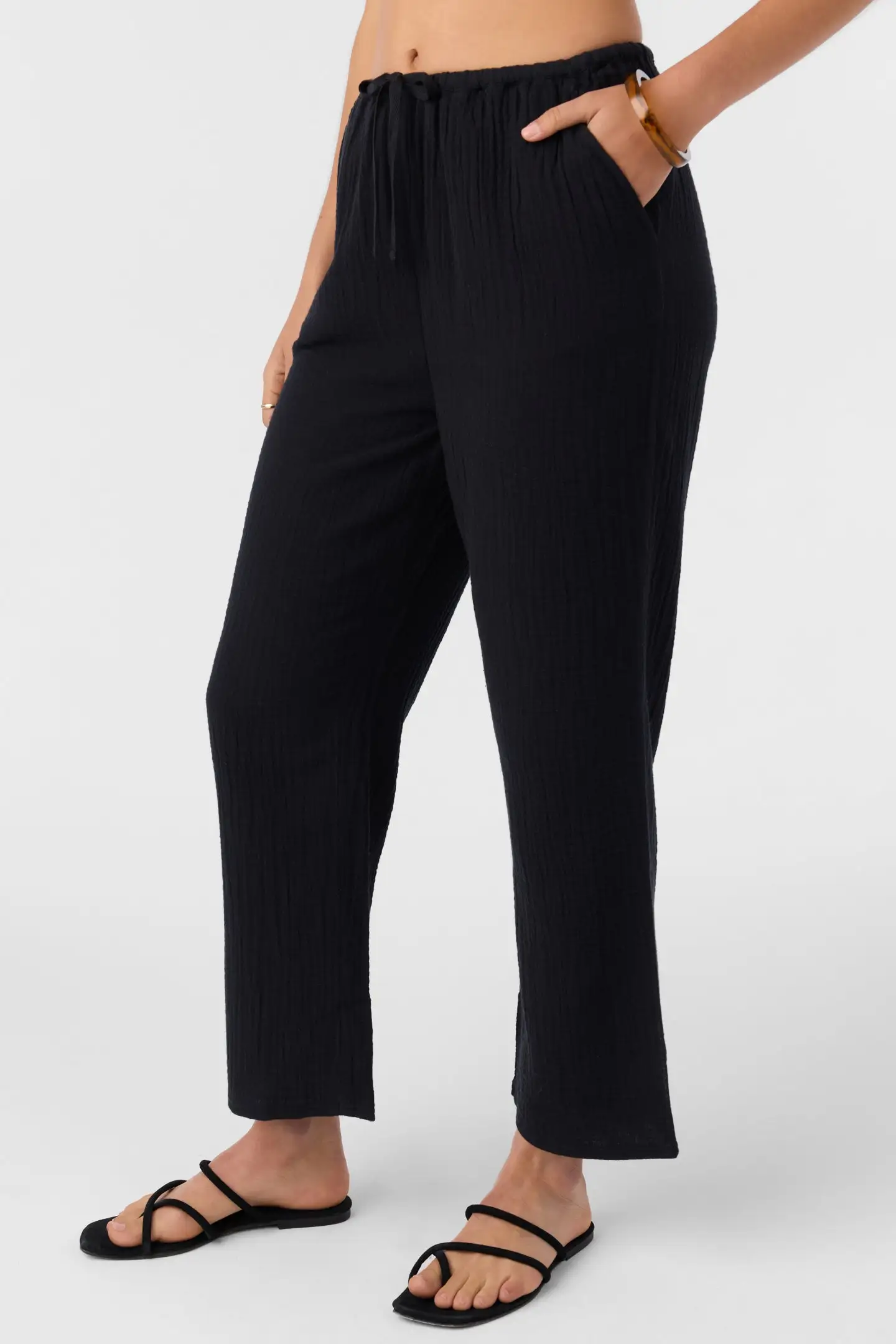 Oneill Womens Pants Brenda Crinkle Double Gauze Beach Pants - Image 5