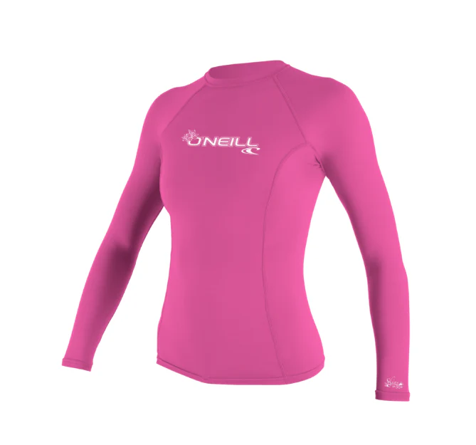 Oneill Womens Rashguard Basic Skins LS Crew - Image 3