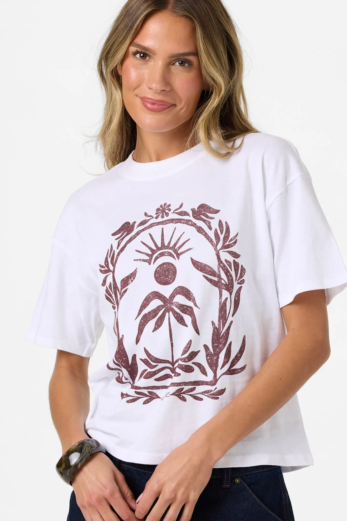 Oneill Womens Shirt Framed Flora Easy Tee - Image 4