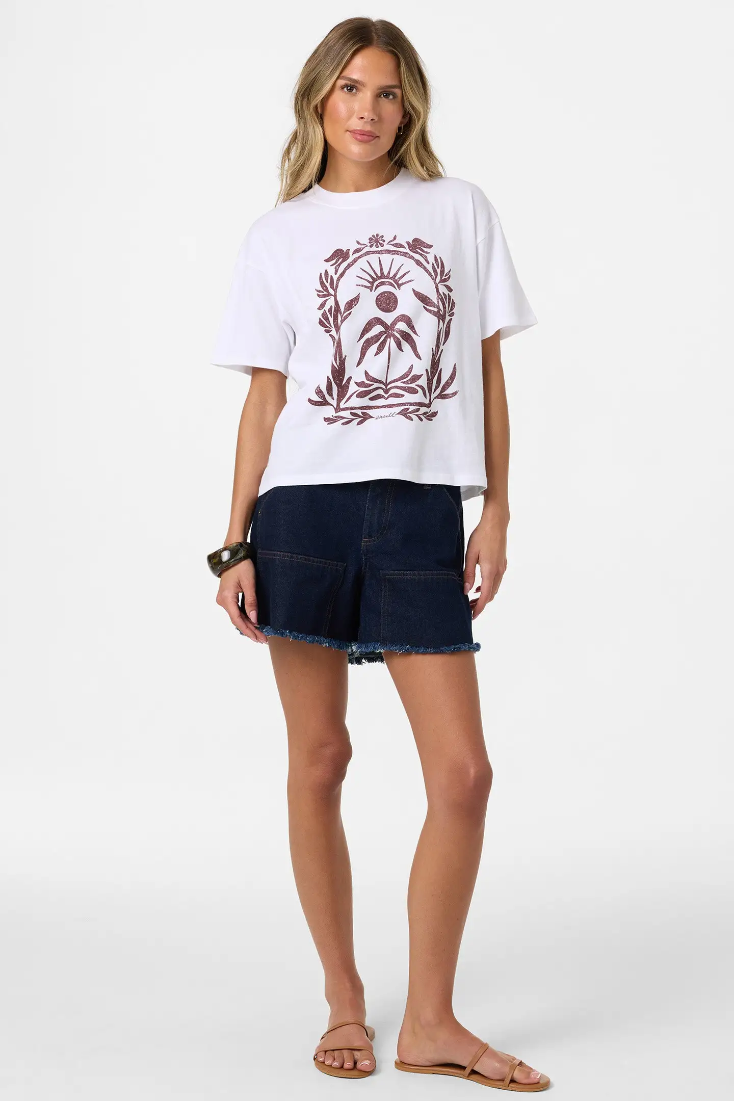 Oneill Womens Shirt Framed Flora Easy Tee - Image 5