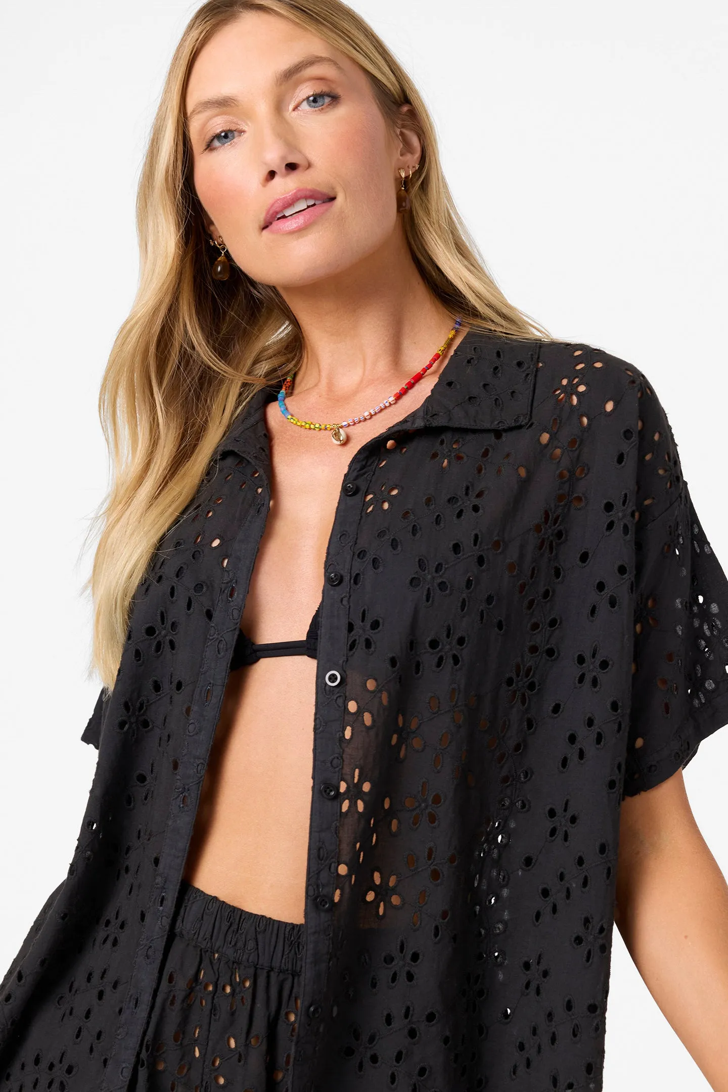 Oneill Womens Shirt Jenna Cover-Up Top - Image 4