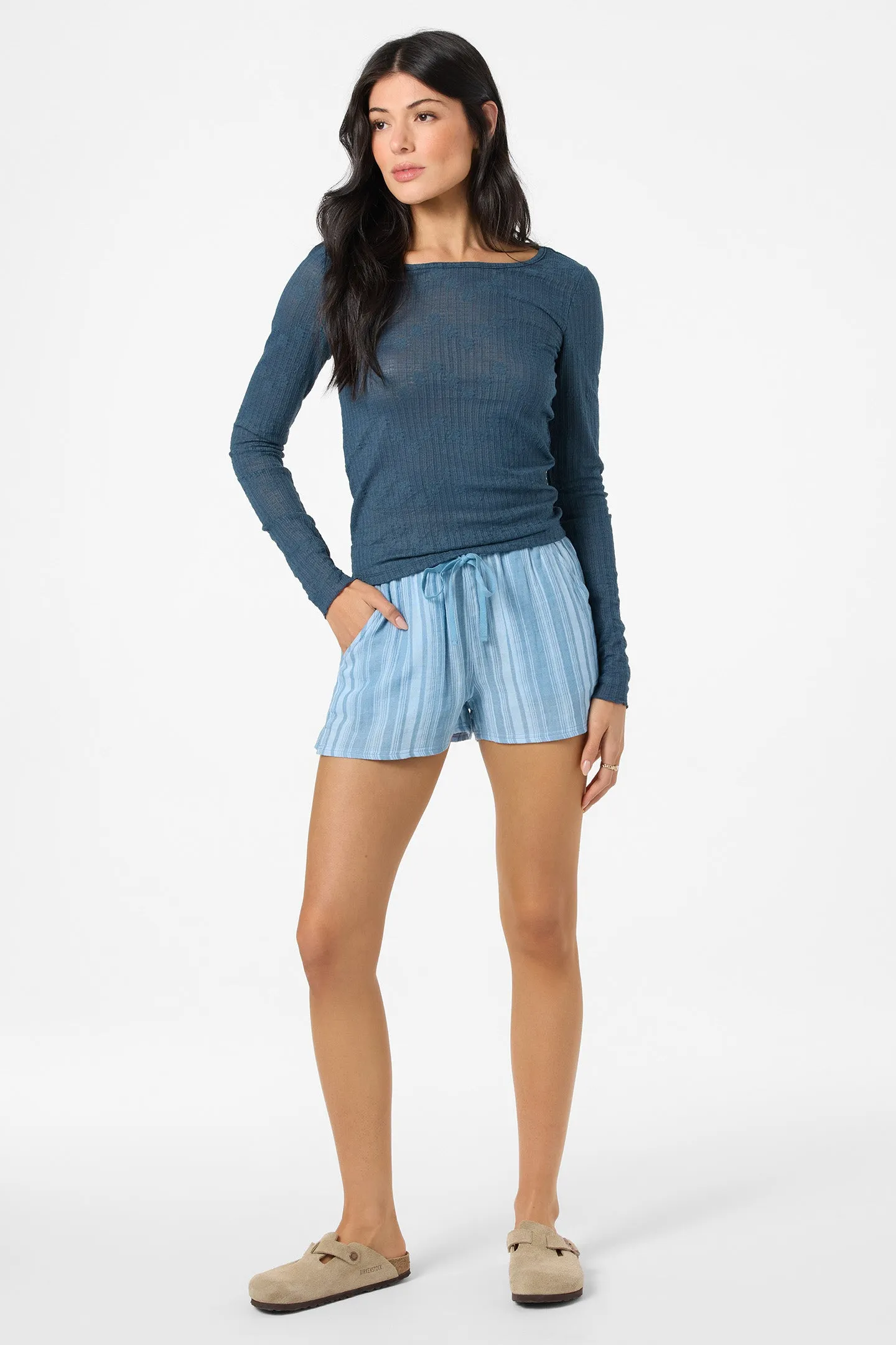 Oneill Womens Shirt Marliz Lace Long Sleeve Top - Image 4