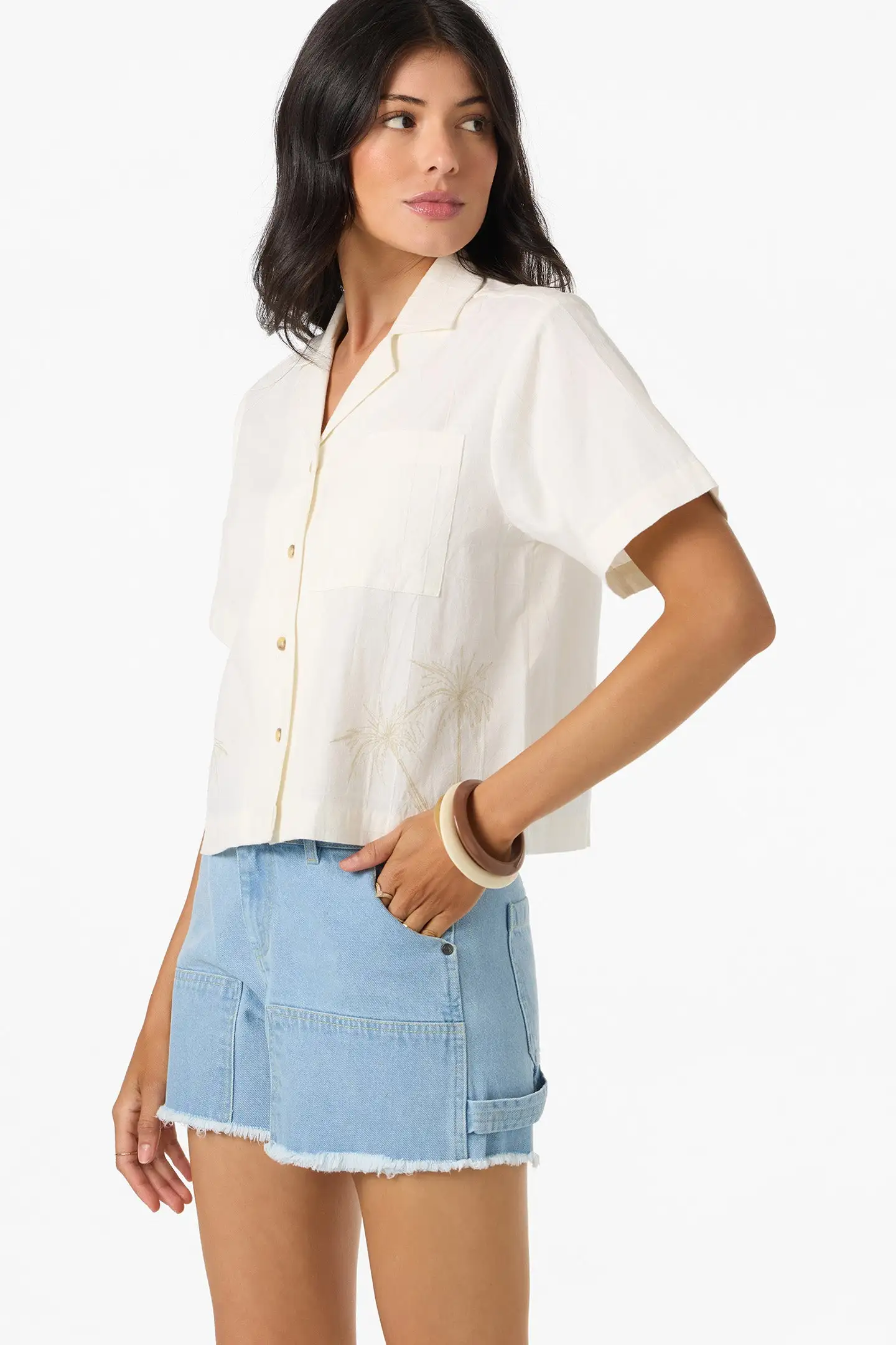 Oneill Womens Shirt O'Riginals Channing Palma - Image 3