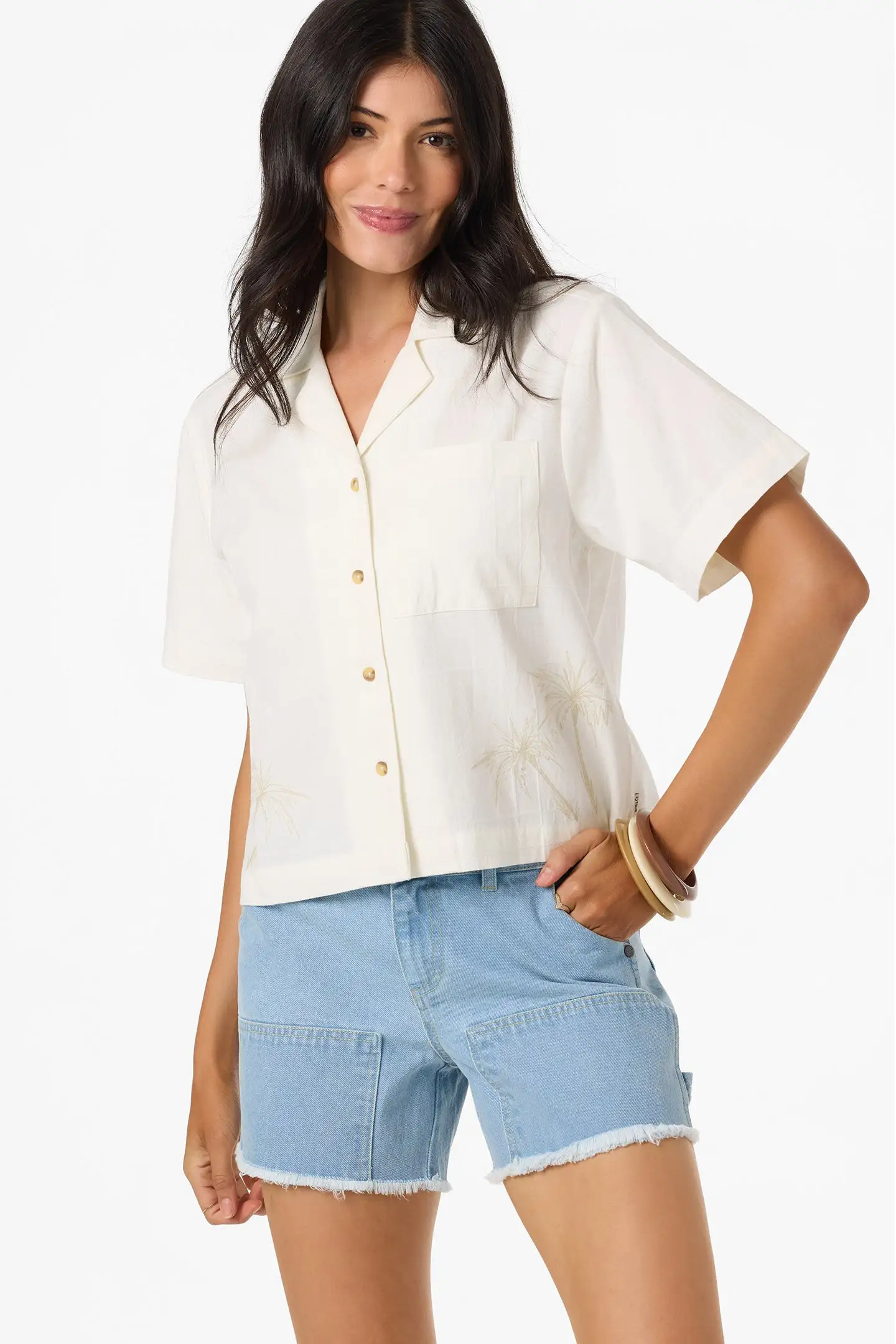Oneill Womens Shirt O'Riginals Channing Palma - Image 4