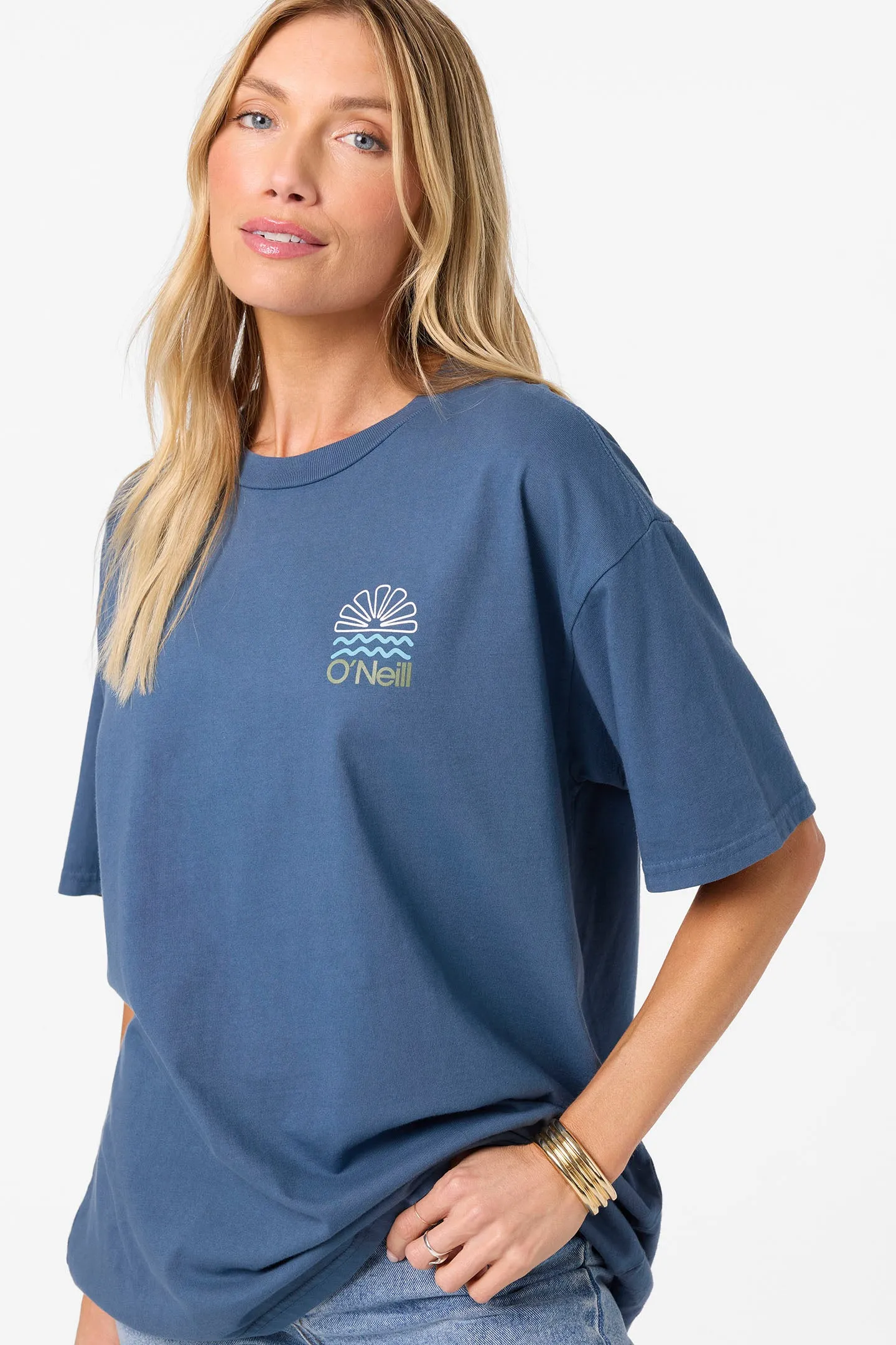 Oneill Womens Shirt O'Riginals Horizon Oversized Tee - Image 3
