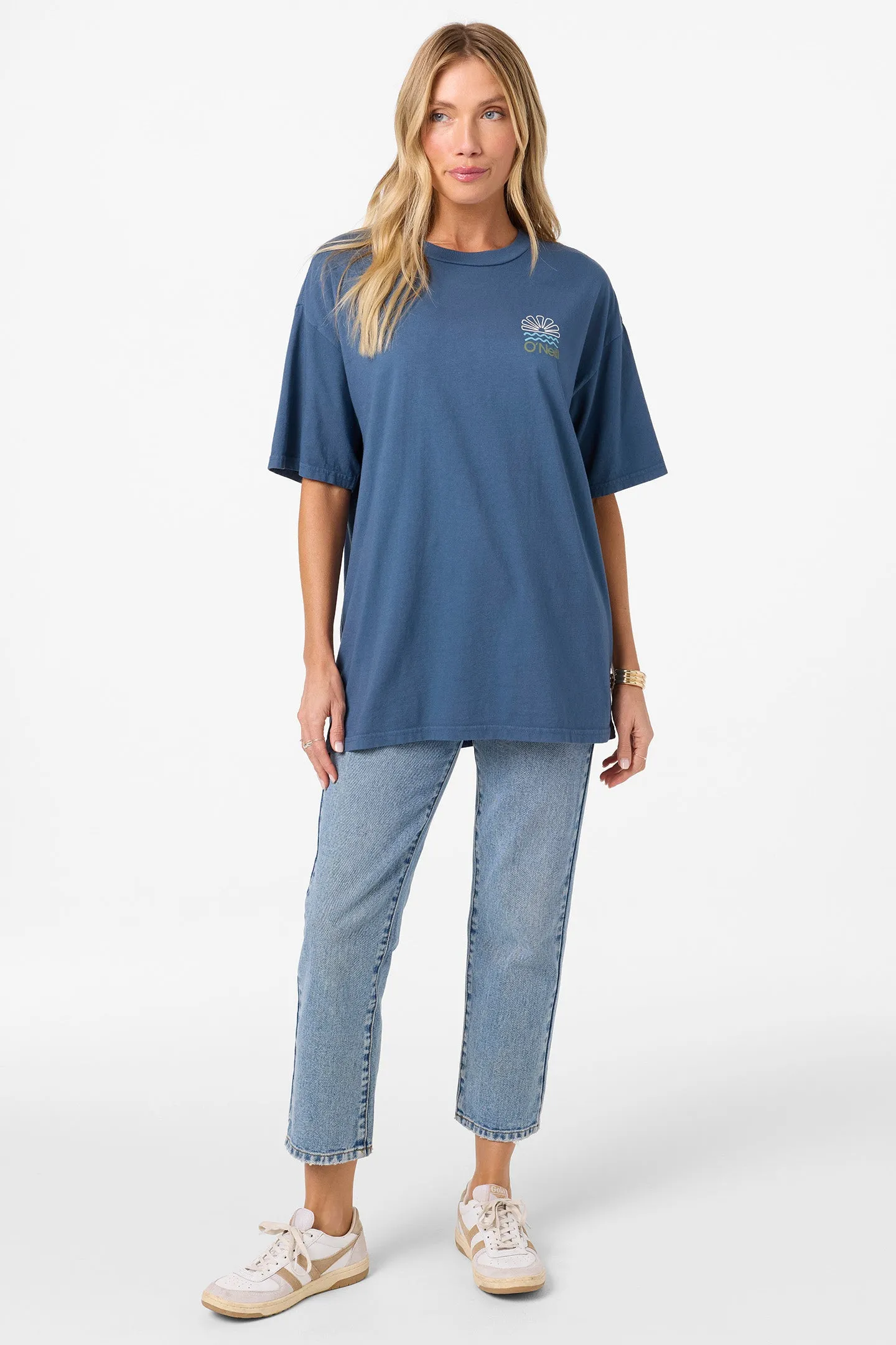 Oneill Womens Shirt O'Riginals Horizon Oversized Tee - Image 4