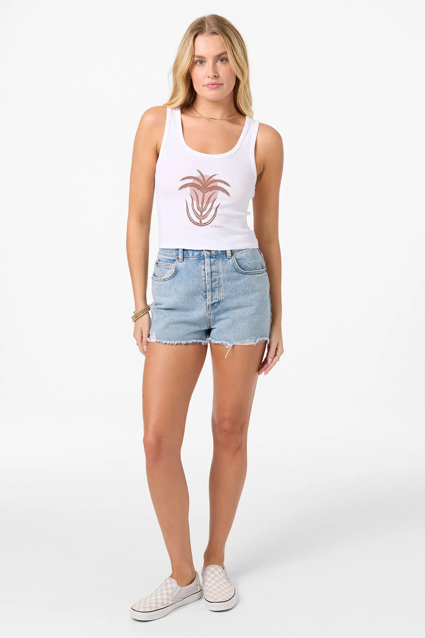 Oneill Womens Tank Top Palm Sun Scoop Neck - Image 10