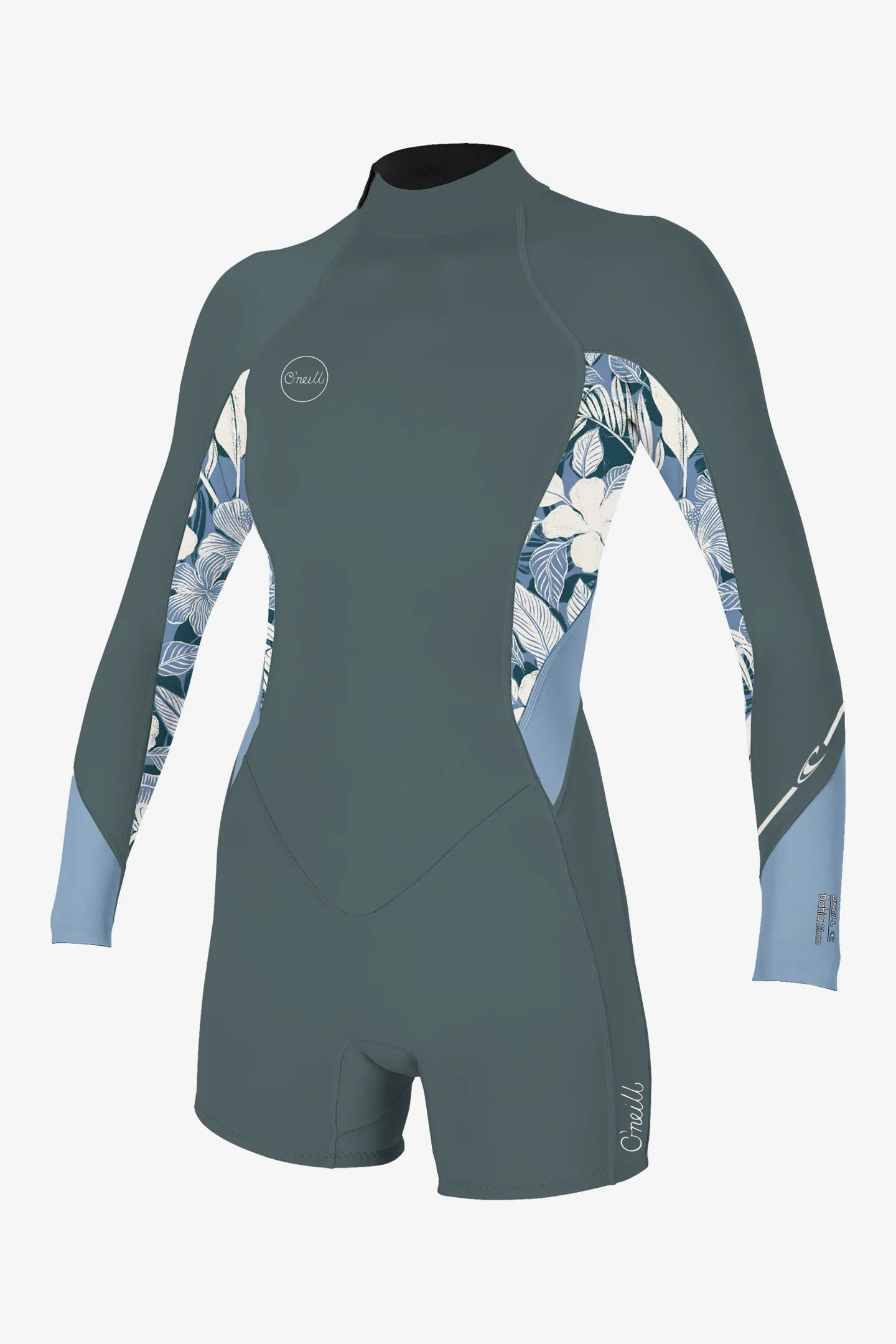 Oneill Womens Wetsuits Bahia 2/1mm Back Zip Long Sleeve Spring - Image 3