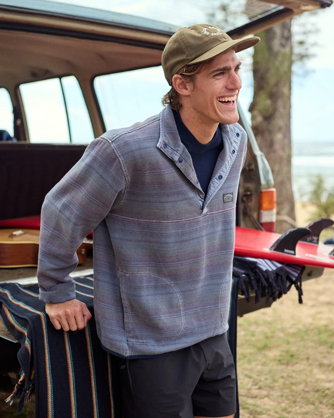 Outerknown Mens Jacket Blanket Snap Popover - Image 14