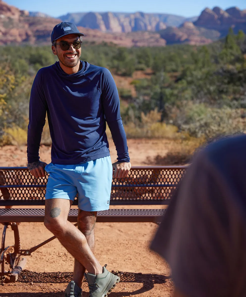 Outerknown Mens Shirt Hooded Sun Shirt - Image 7
