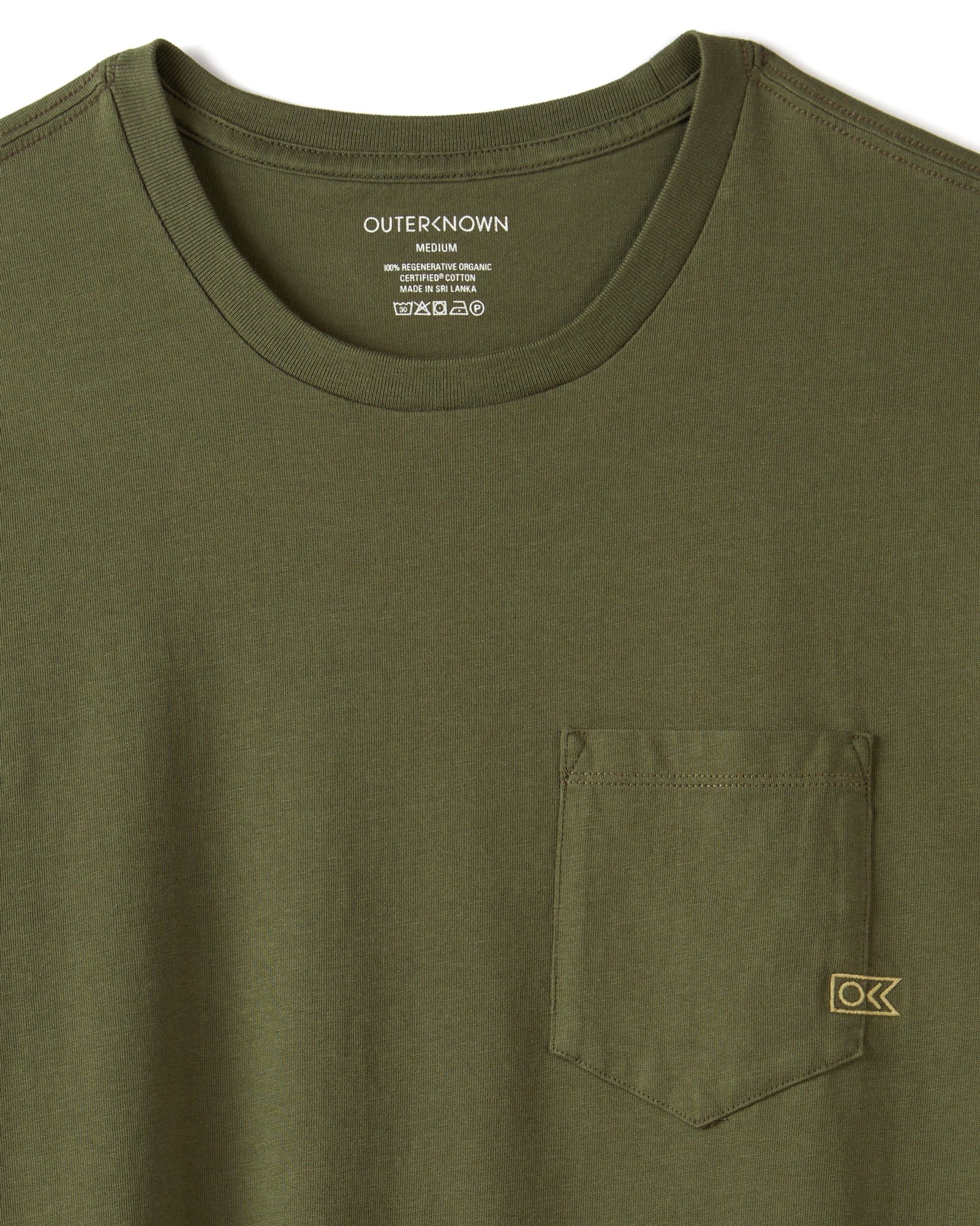 Outerknown Mens Shirt OK Flag Pocket - Image 2