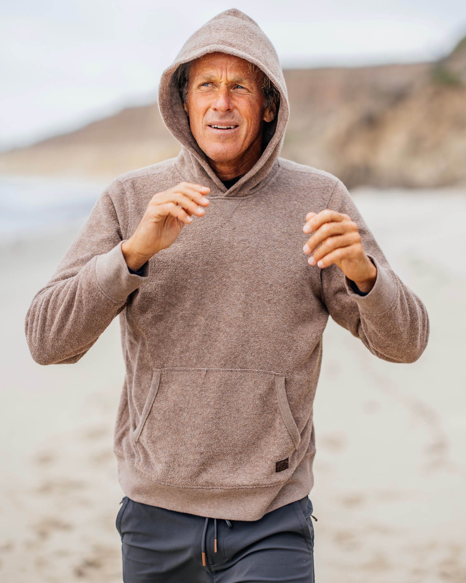 Outerknown Mens Sweatshirt Hightide Pullover Hoodie - Image 4