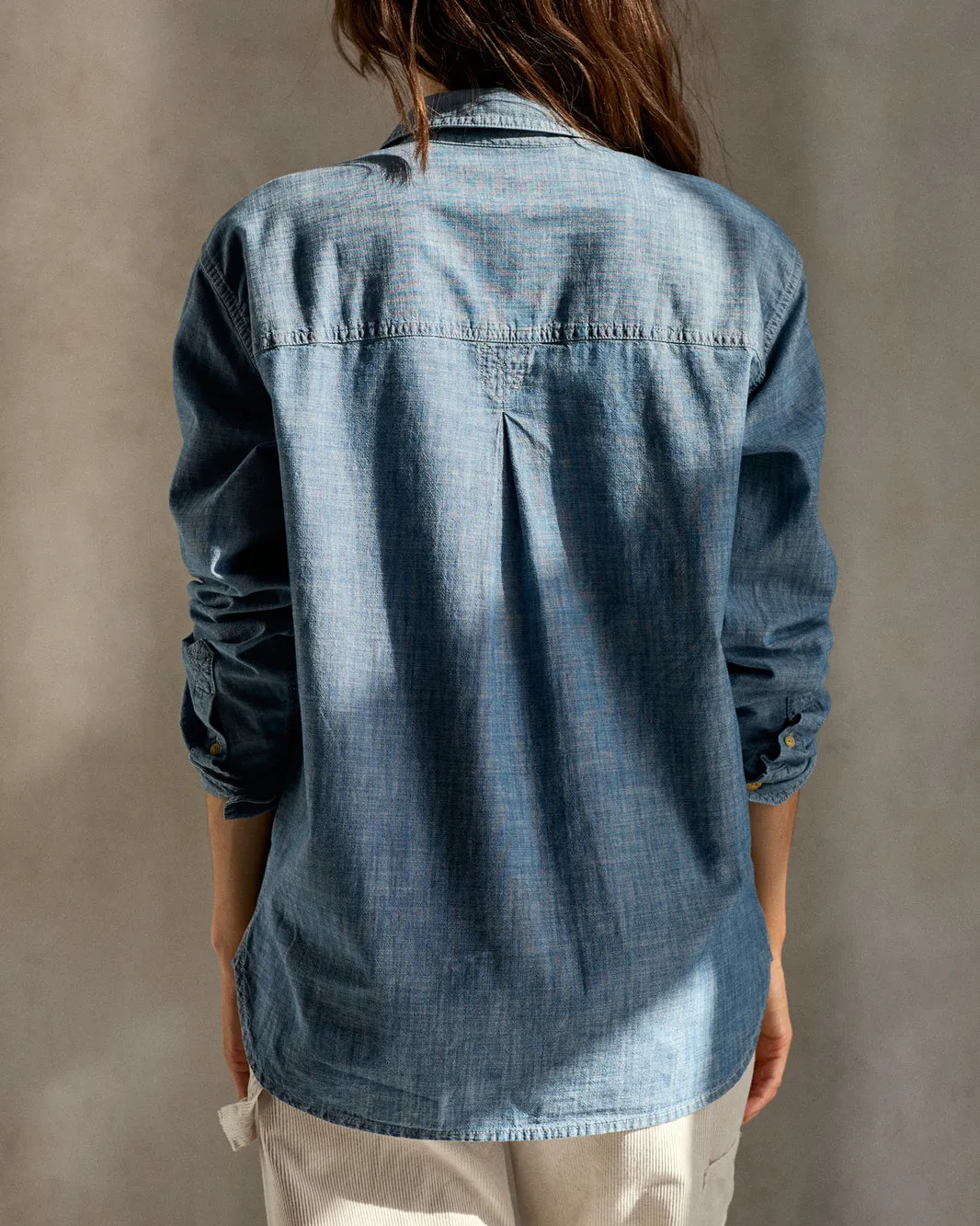 Outerknown Womens Shirt Chambray Utility - Image 4