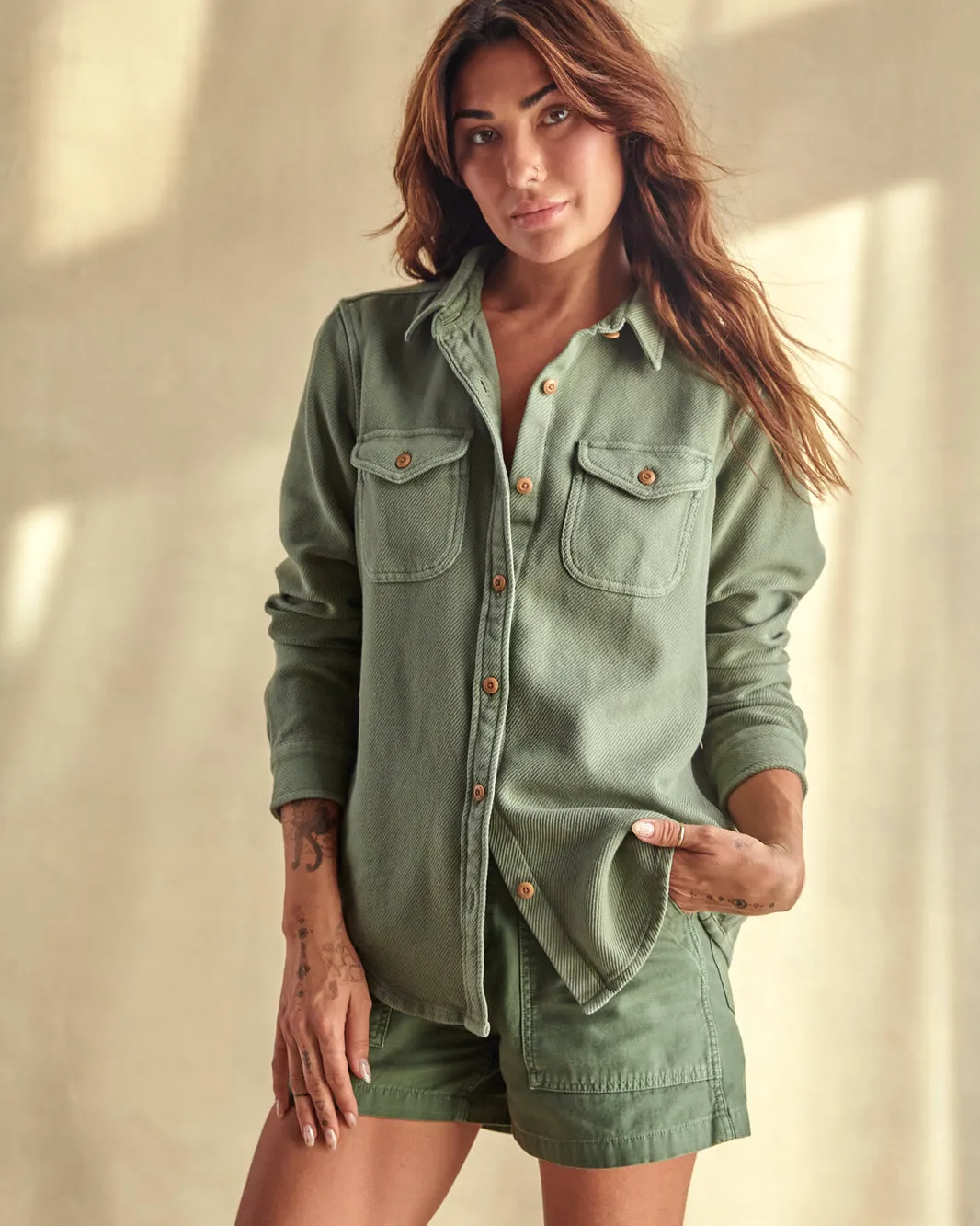 Outerknown Womens Shirt Chroma Blanket - Image 8