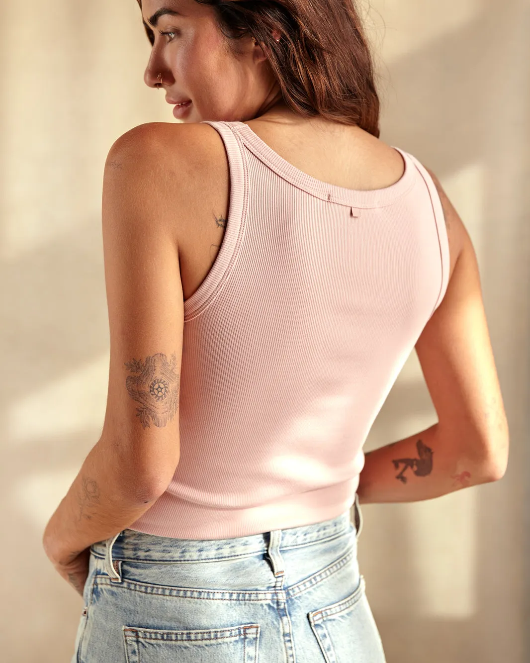 Outerknown Womens Tank Top Sojourn Ribbed - Image 10